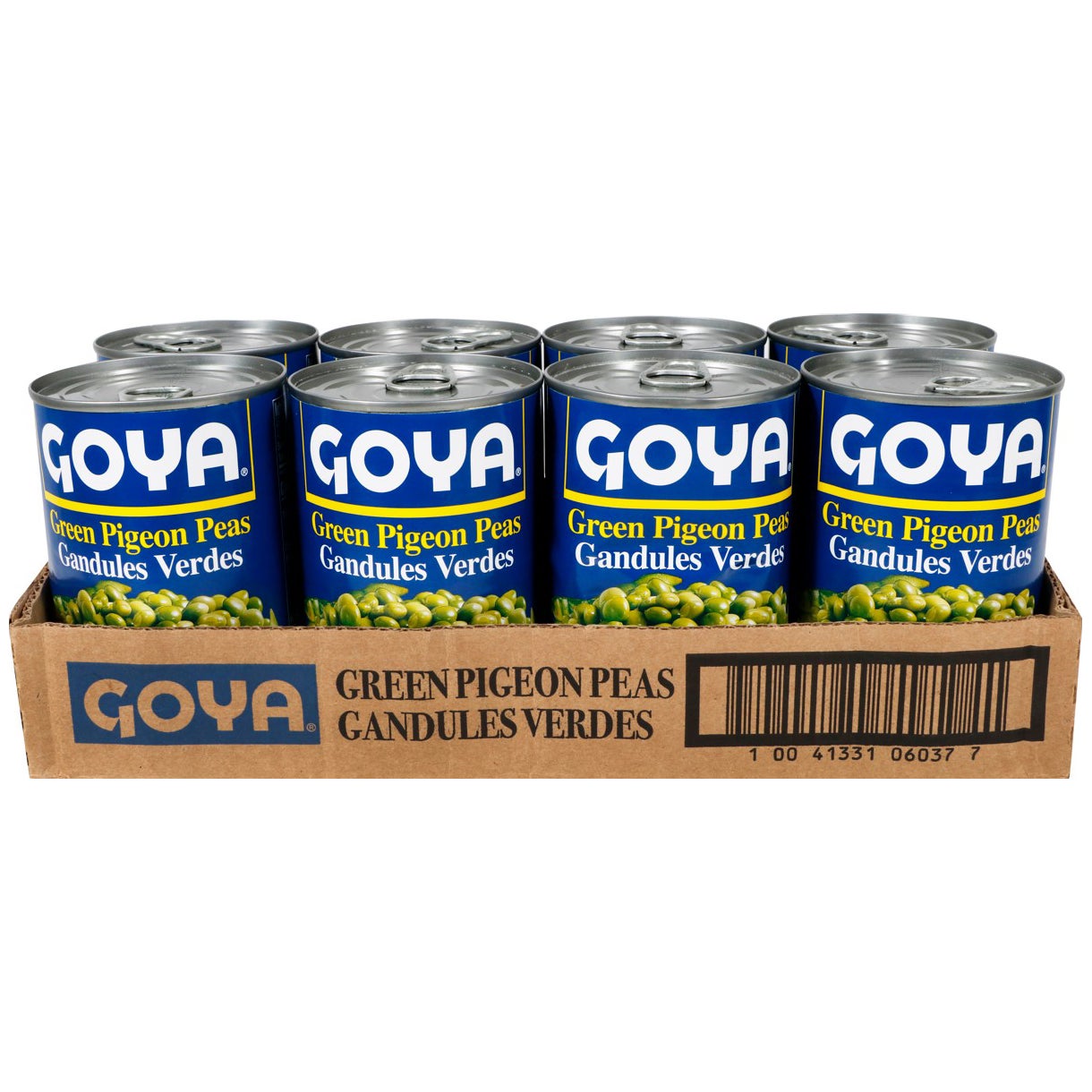 GOYA GREEN PIGEON PEAS 8/15 OZ (7.5 LBS)