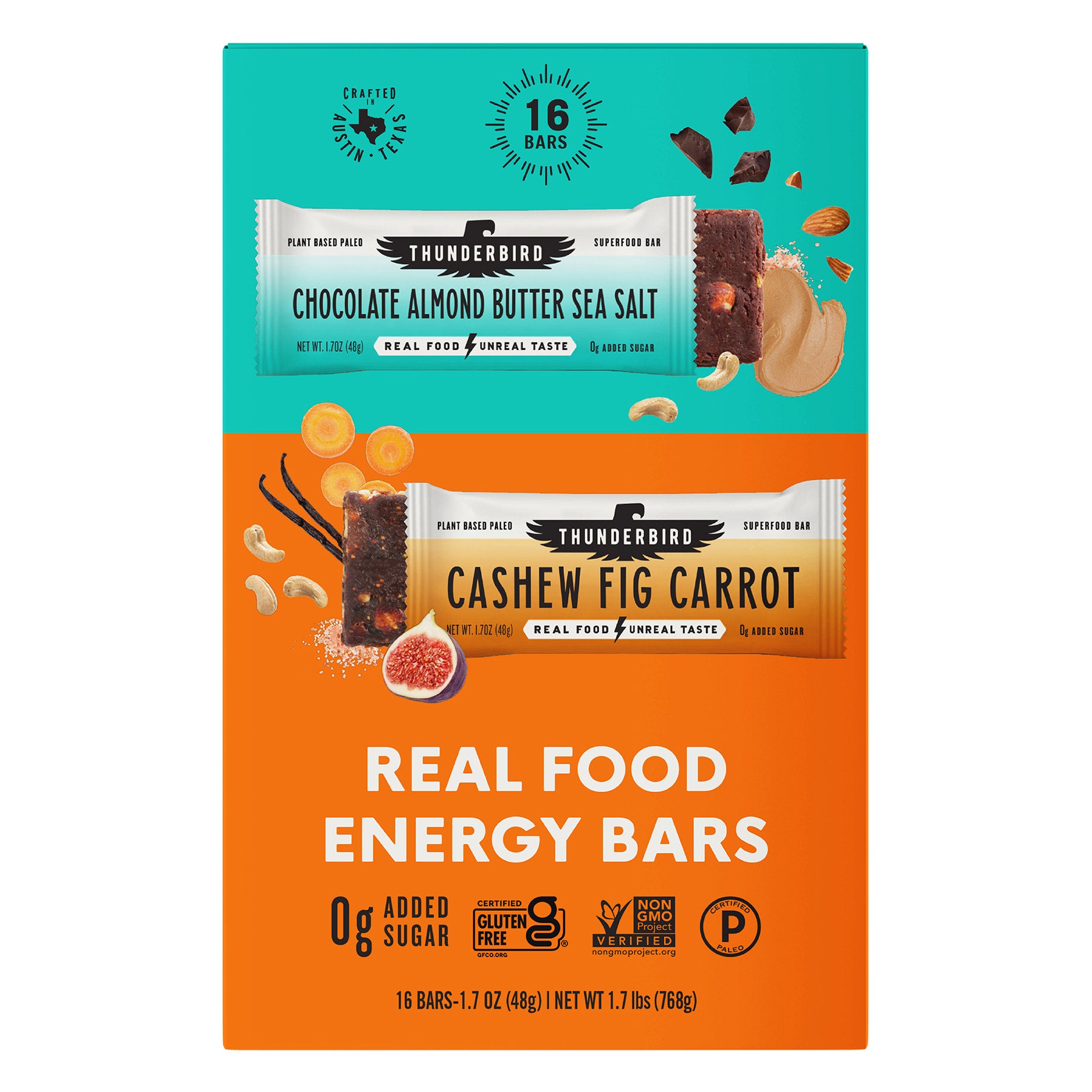 THUNDERBIRD VARIETY BARS 16/1.7 OZ