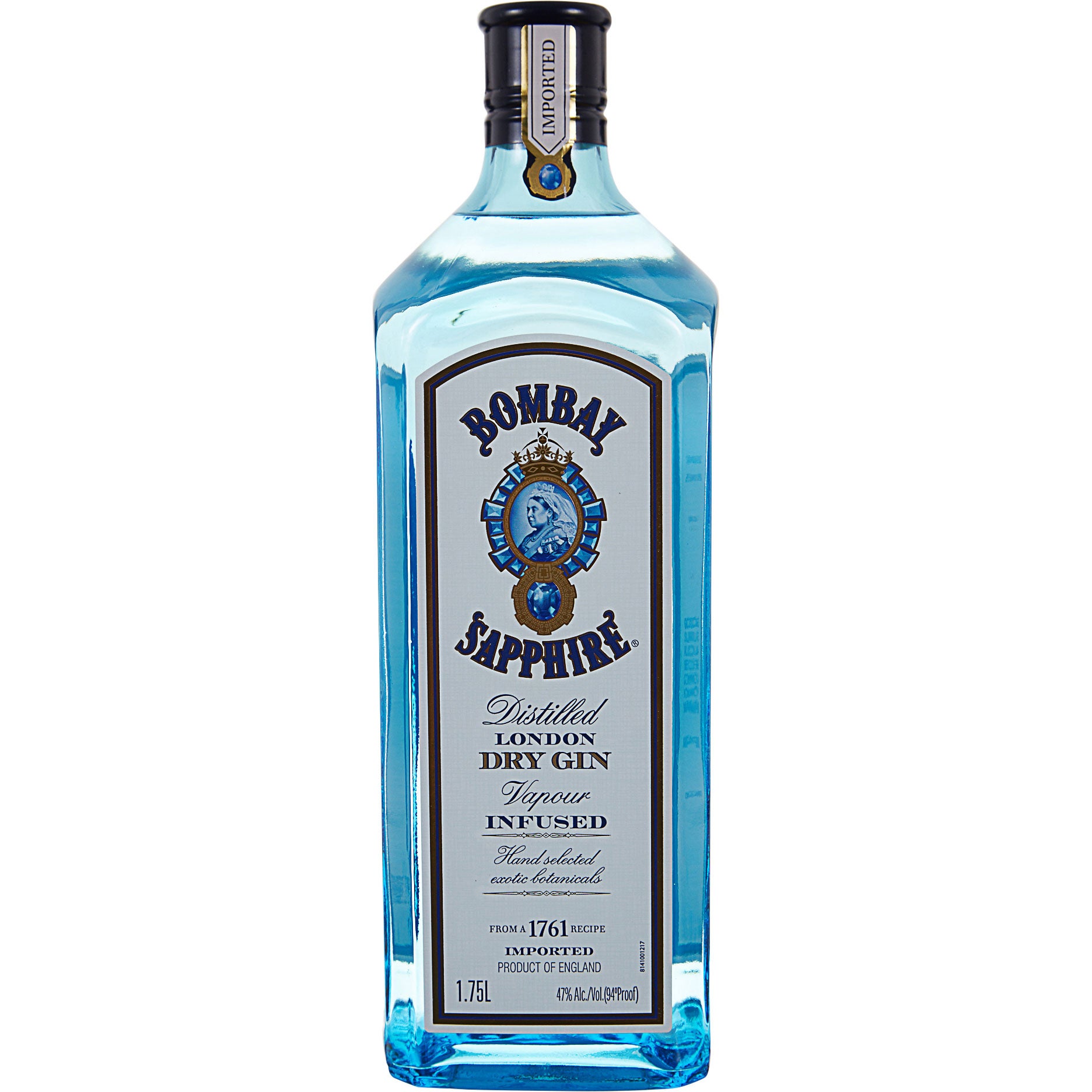 BOMBAY SAPPHIRE LONDON DRY GIN ENGLAND 1.75 L