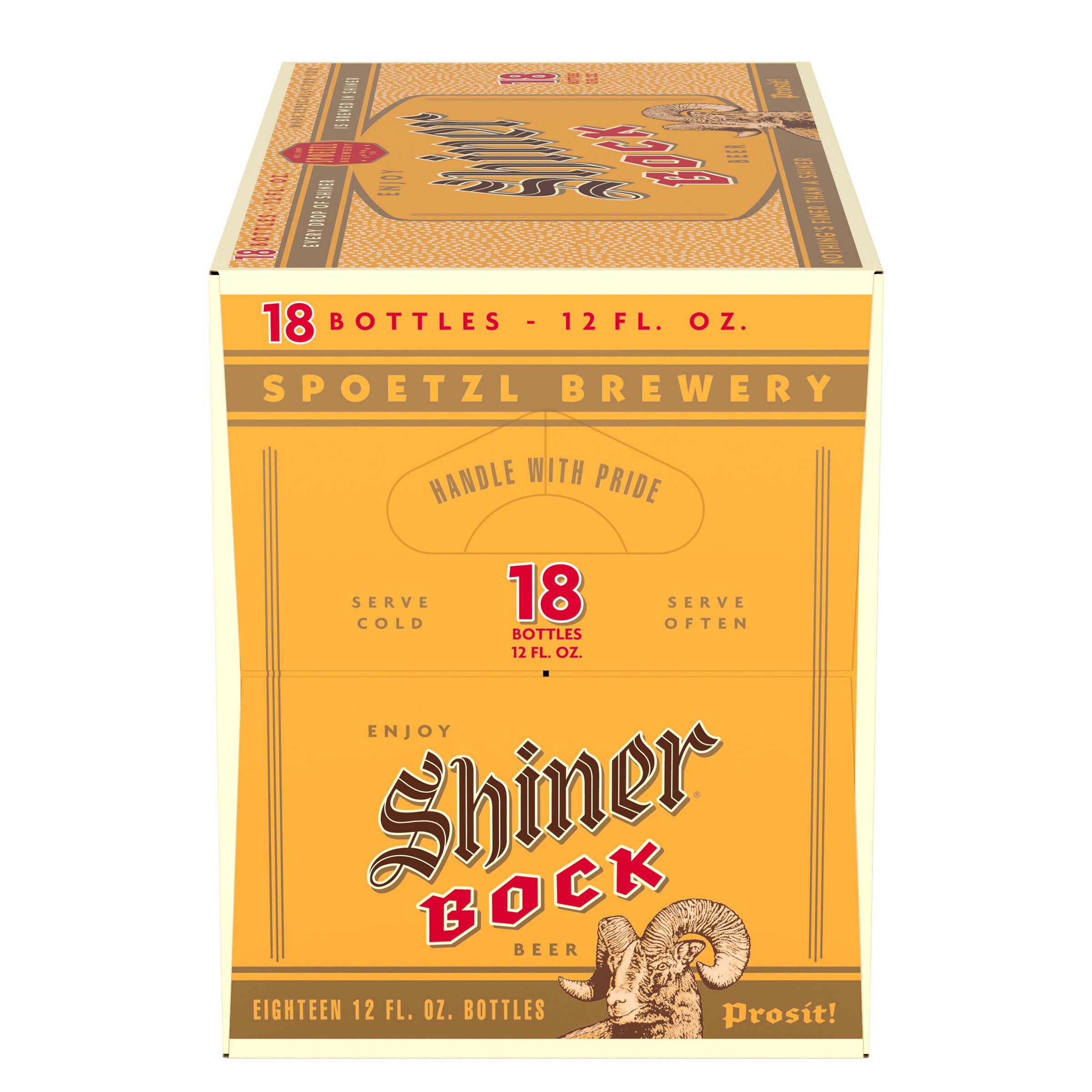 SHINER BOCK 18/12 OZ BOTTLES