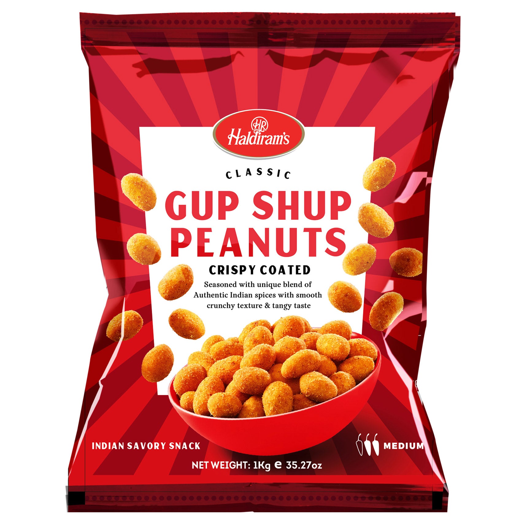 HALDIRAM'S GUP SHUP PEANUTS 35.27 OZ