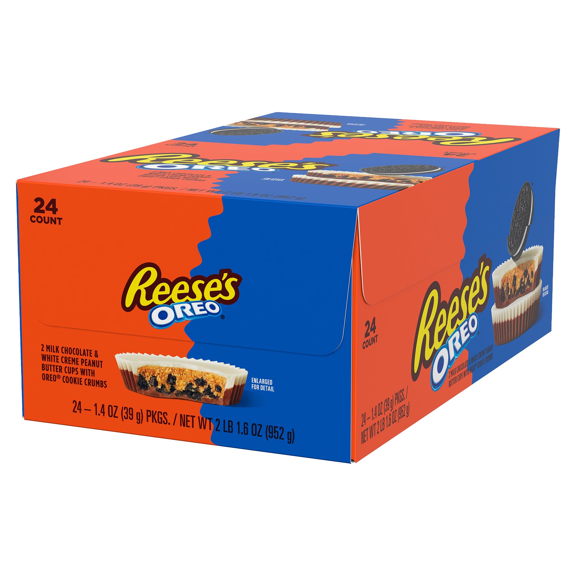 REESE'S PB OREO COOKIE CUPS 24/1.4 OZ (2.1 LB)