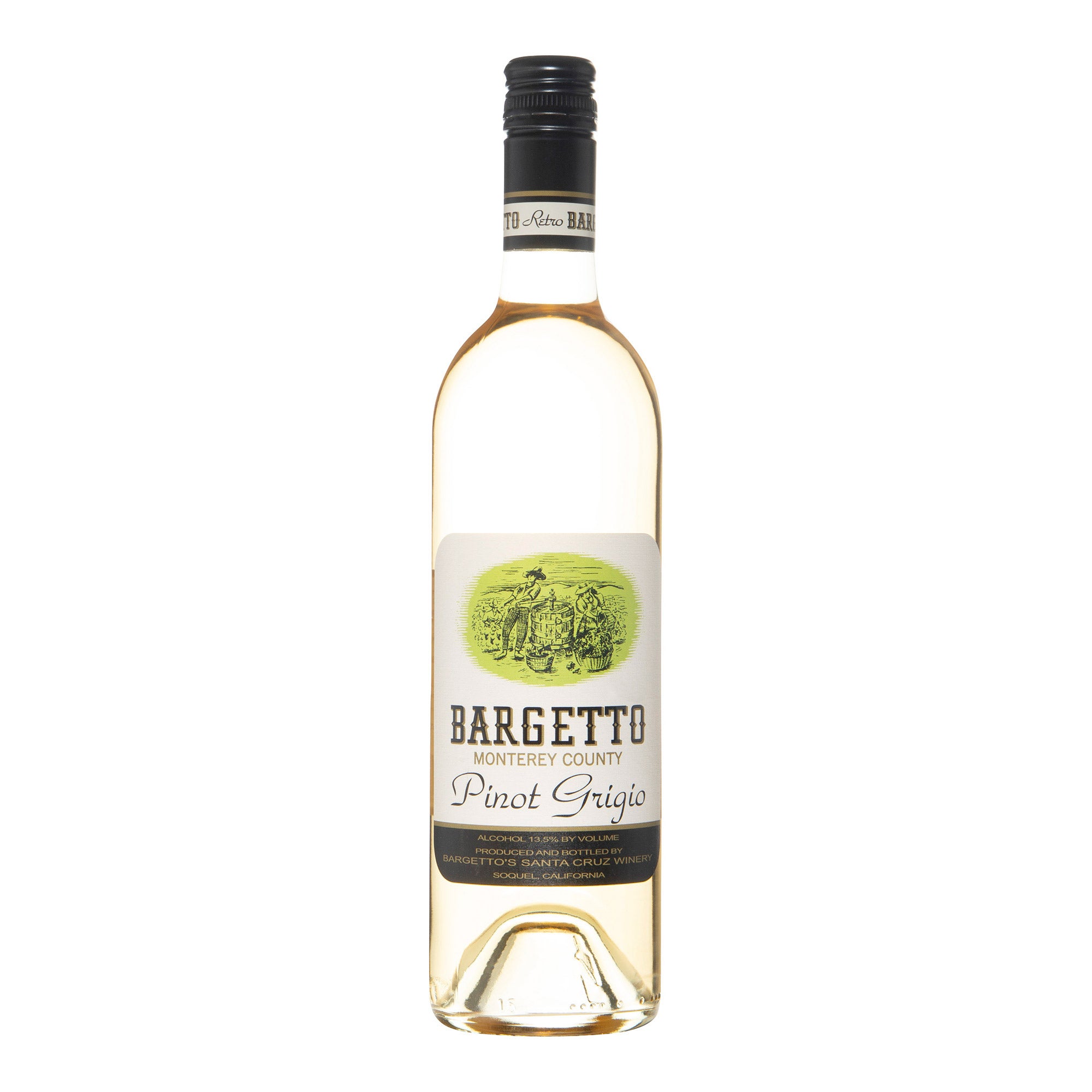 BARGETTO PINOT GRIGIO MONTEREY COUNTY 750ML
