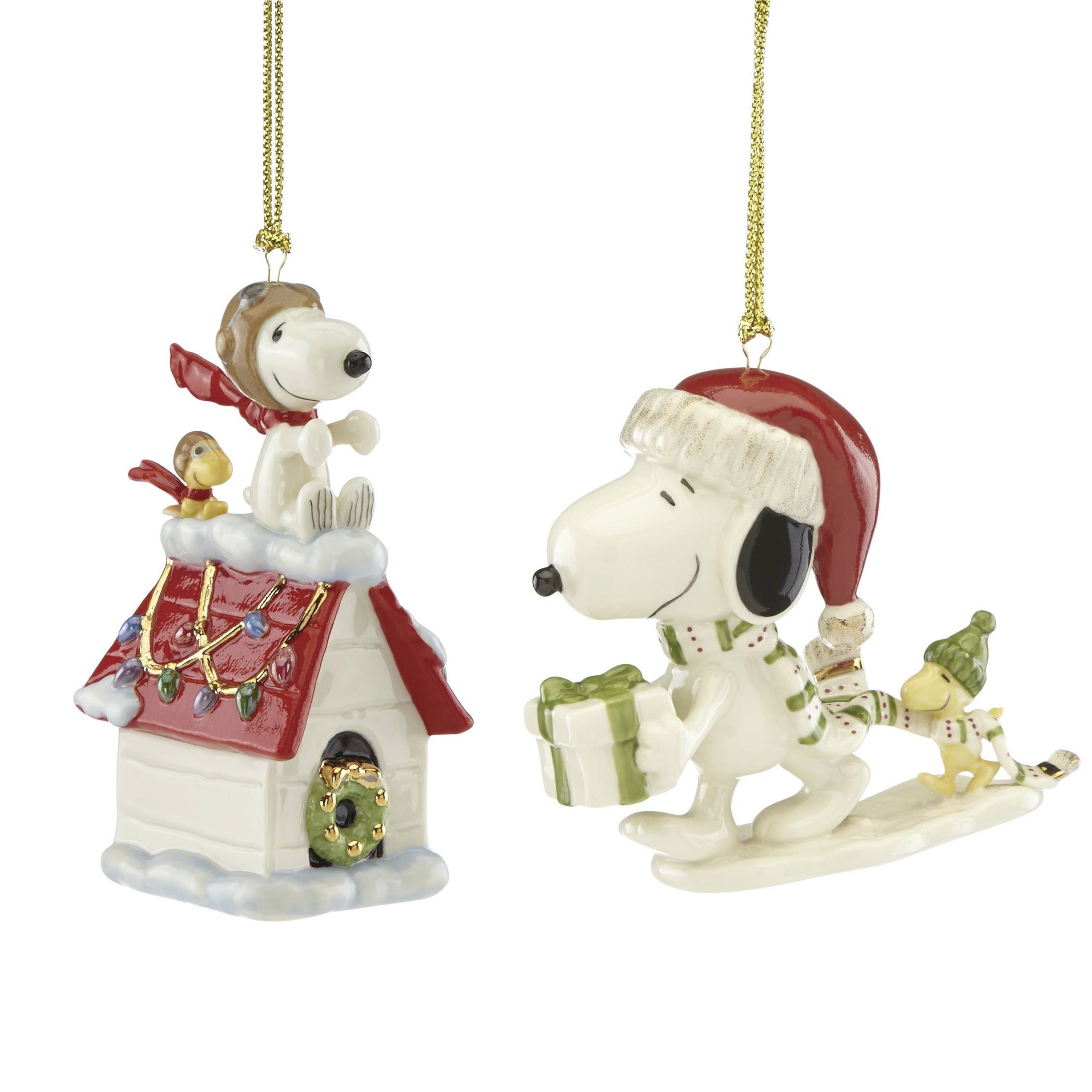PEANUT ORNAMENTS SET OF 2 - Image 1