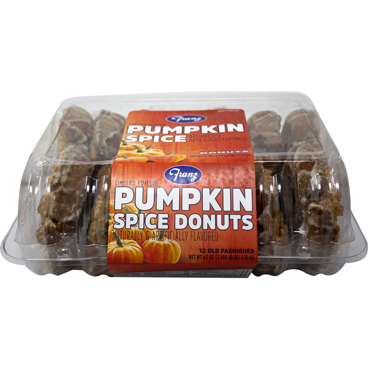 FRANZ OLD FASHIONED PUMPKIN SPICE DONUT 12 CT 27 OZ - Image 1