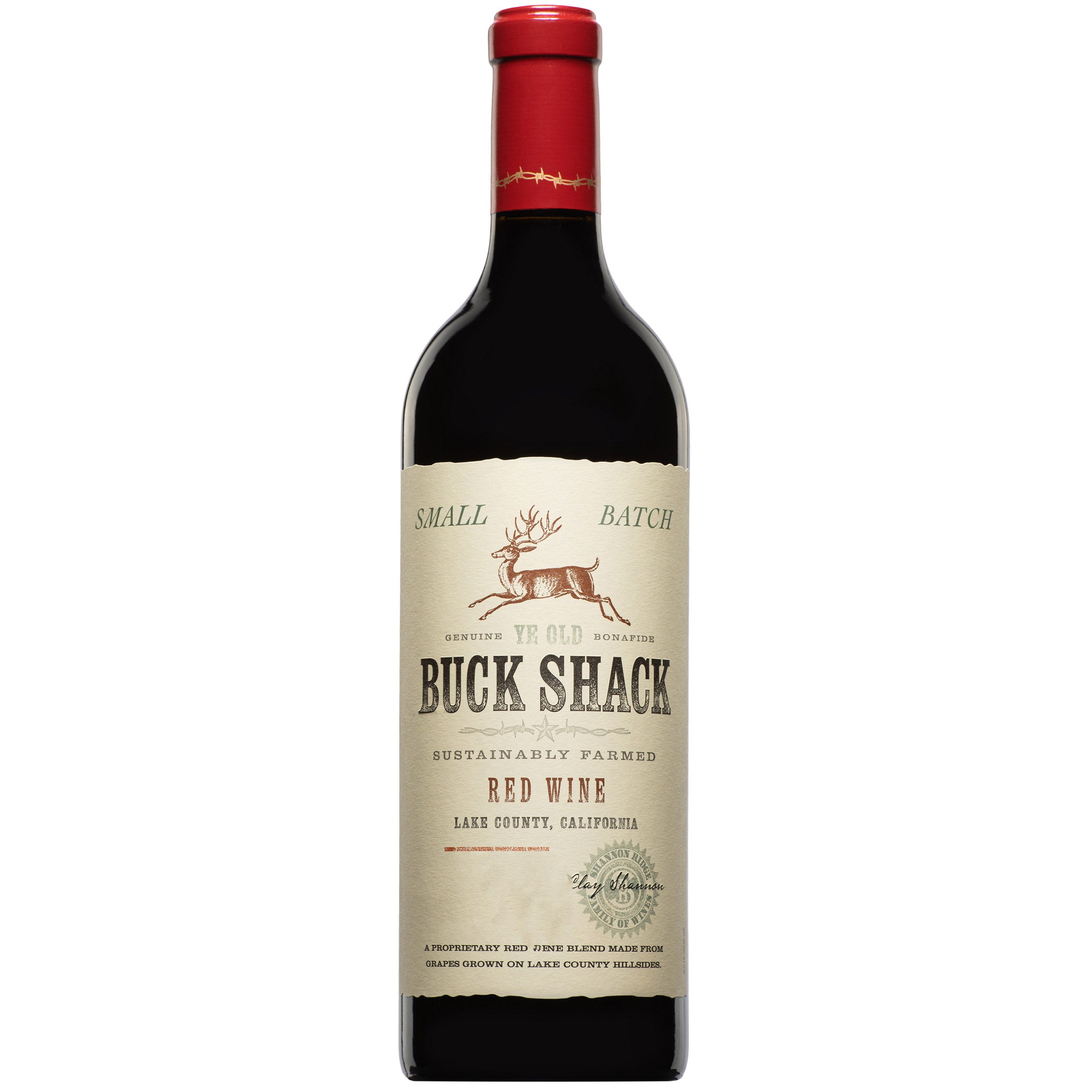 SHANNON RIDGE BUCK SHACK RED BLEND LAKE COUNTY 750ML