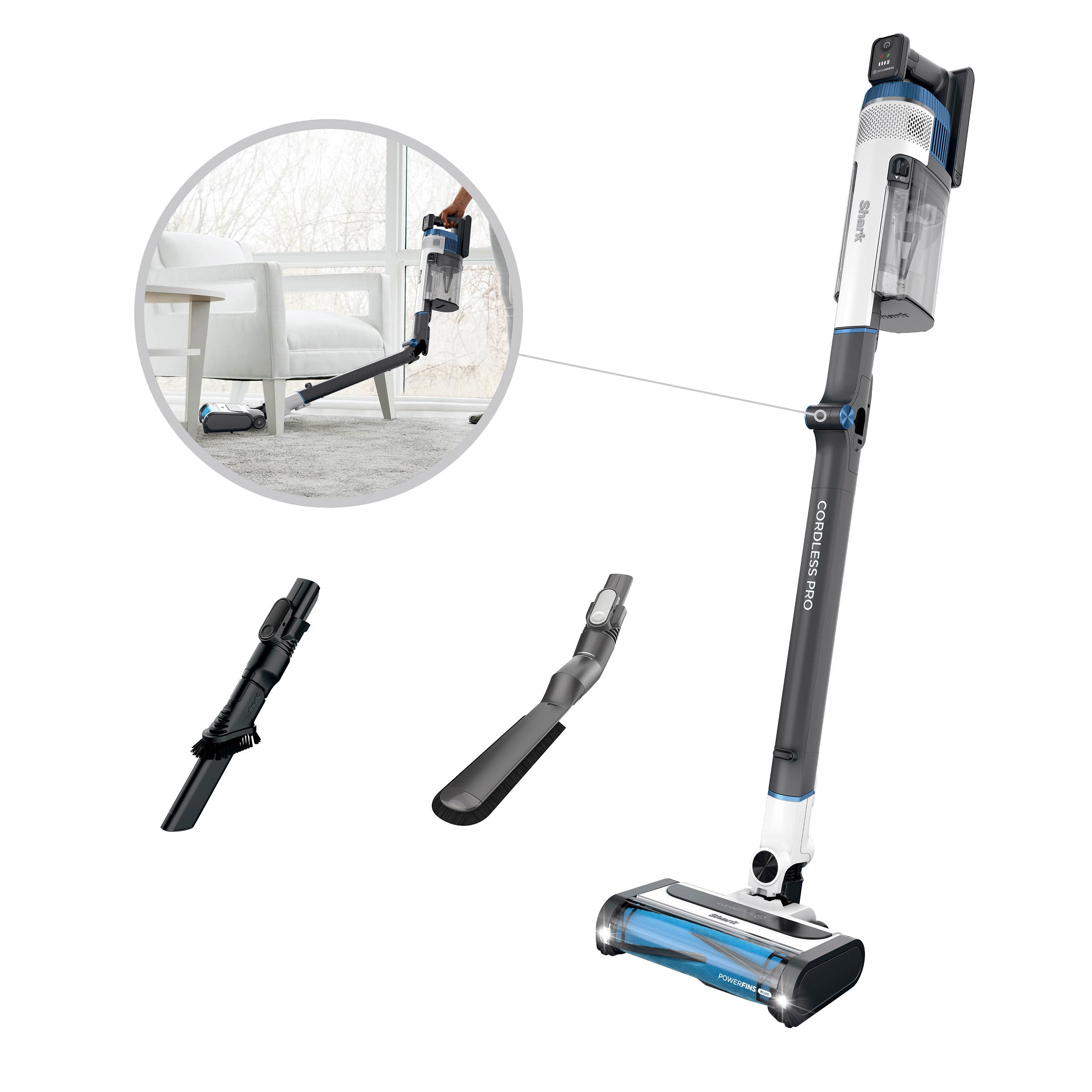 SHARK CORDLESS PRO STICK VACUUM WITH CLEAN SENSE IQ ^