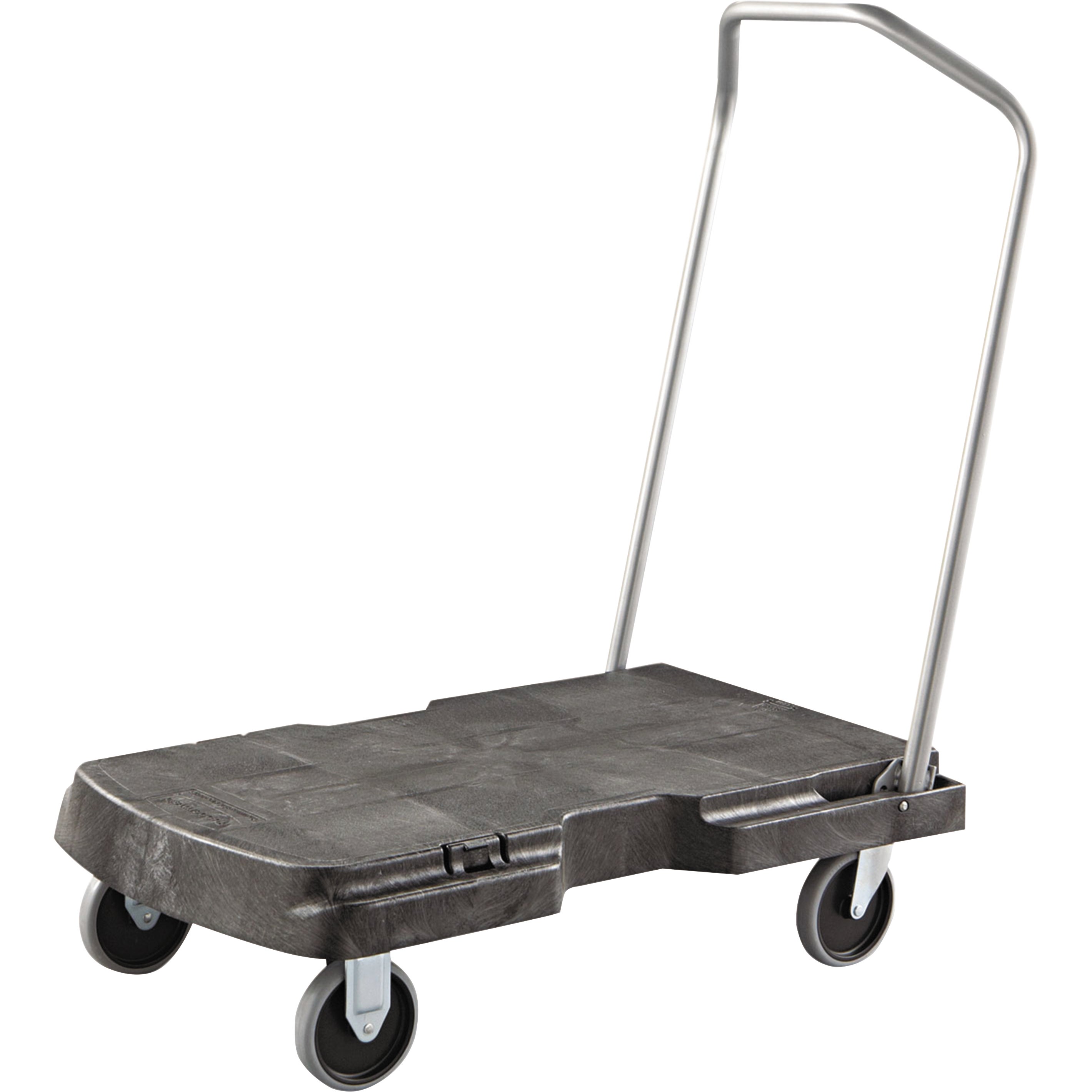 RUBBERMAID TRIPLE TROLLY W/5CSTRS RCP4401BLA