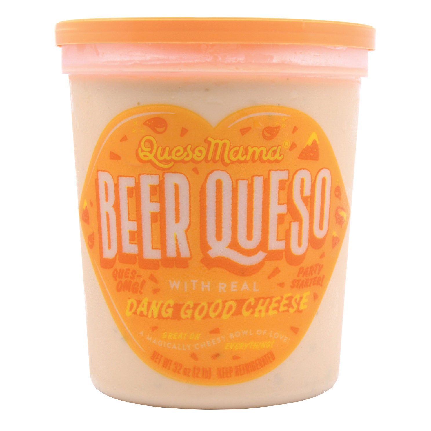 QUESO MAMA BEER QUESO 32 OUNCE CONTAINER