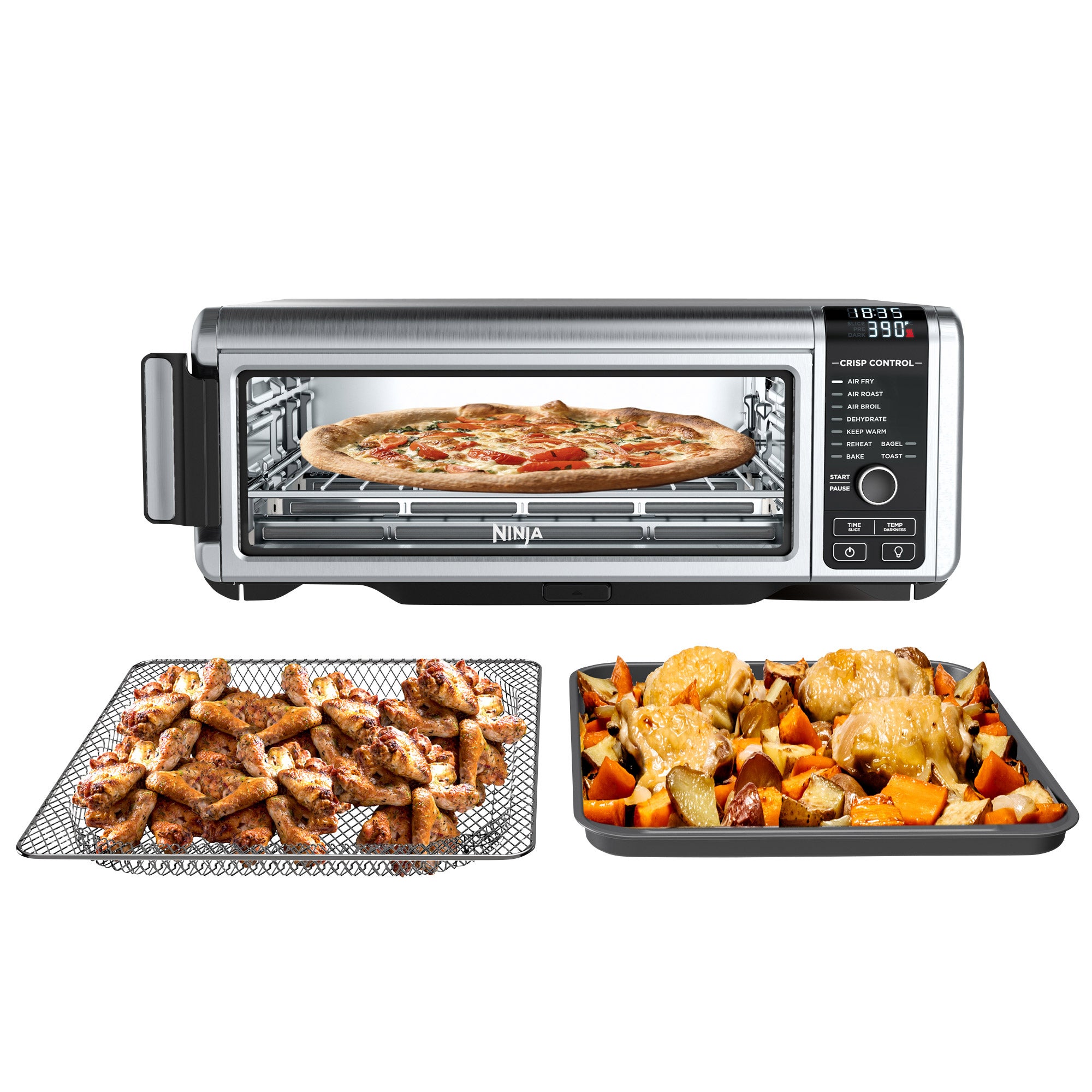 NINJA FOODI 9-IN-1 DIGITAL AIRFRY OVEN ^