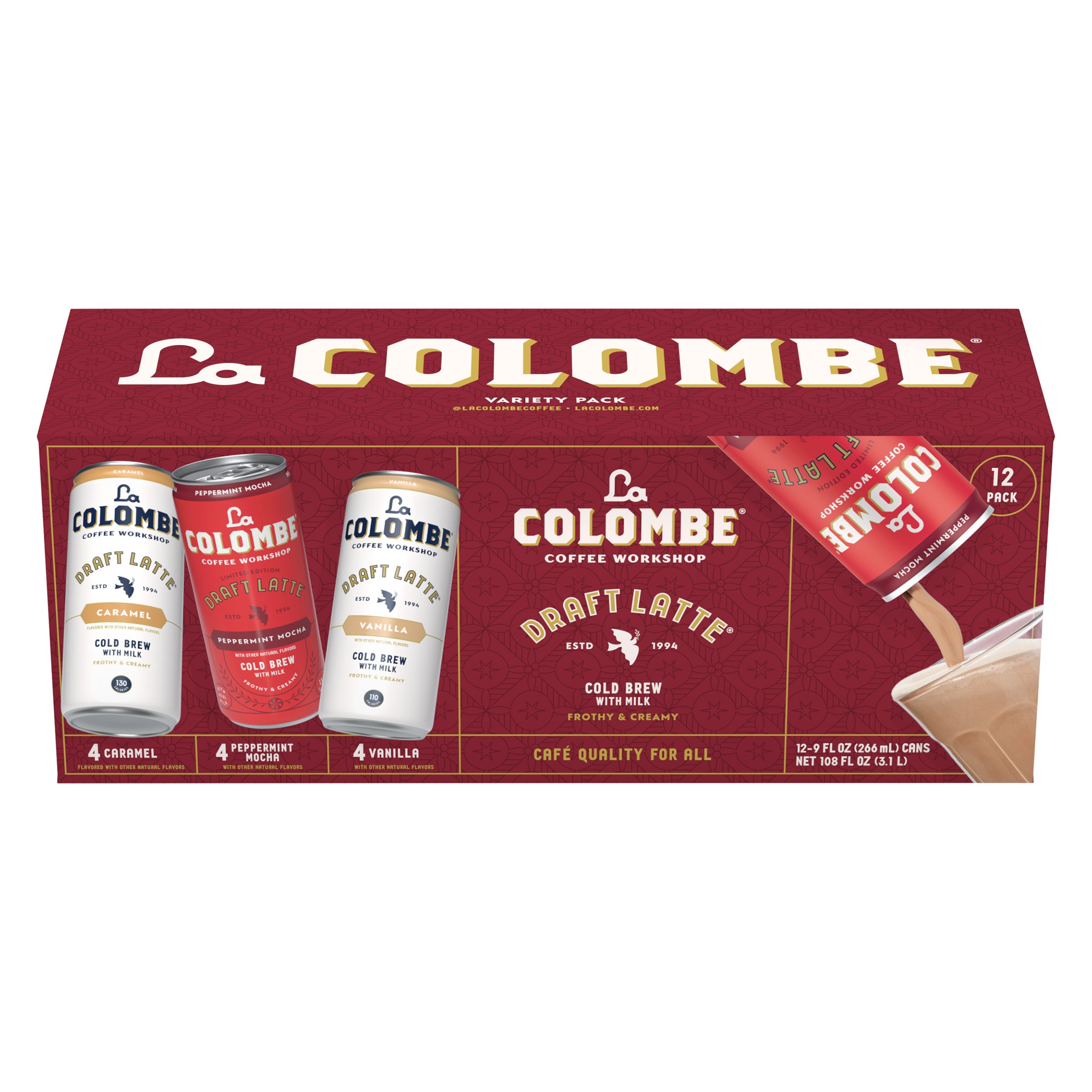 LA COLOMBE HOLIDAY VARIETY PACK 12 PK/9 FL OZ CANS - Image 1