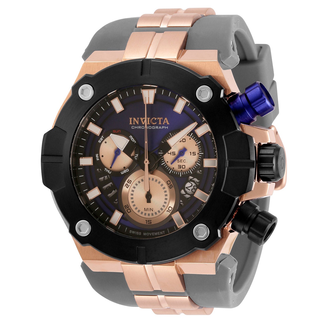 INVICTA SEA HUNTER STAINLESS STEEL CASE MEN'S QUARTZ WATCH