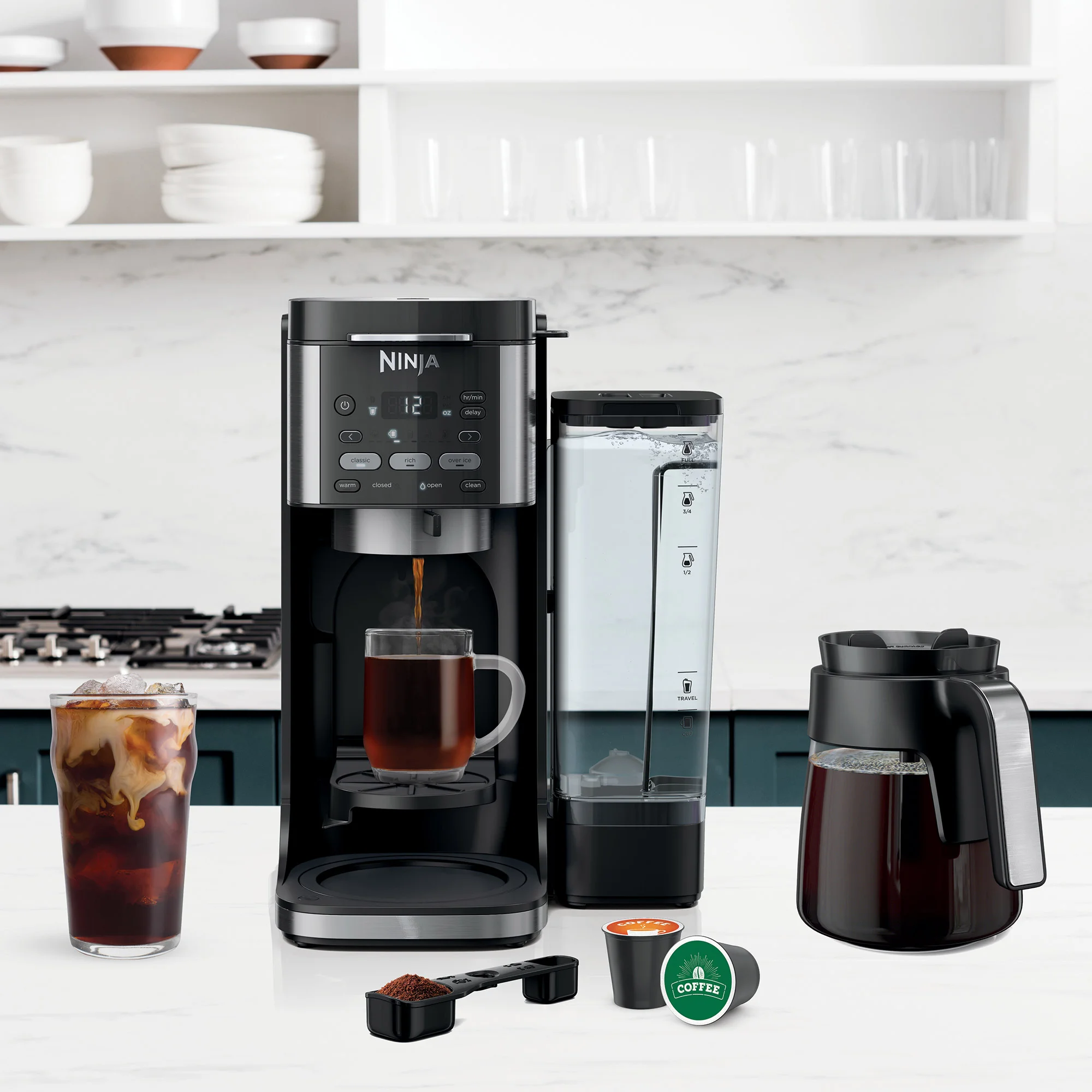 NINJA DUALBREW GROUNDS & PODS COFFEE MAKER ^ - Image 1