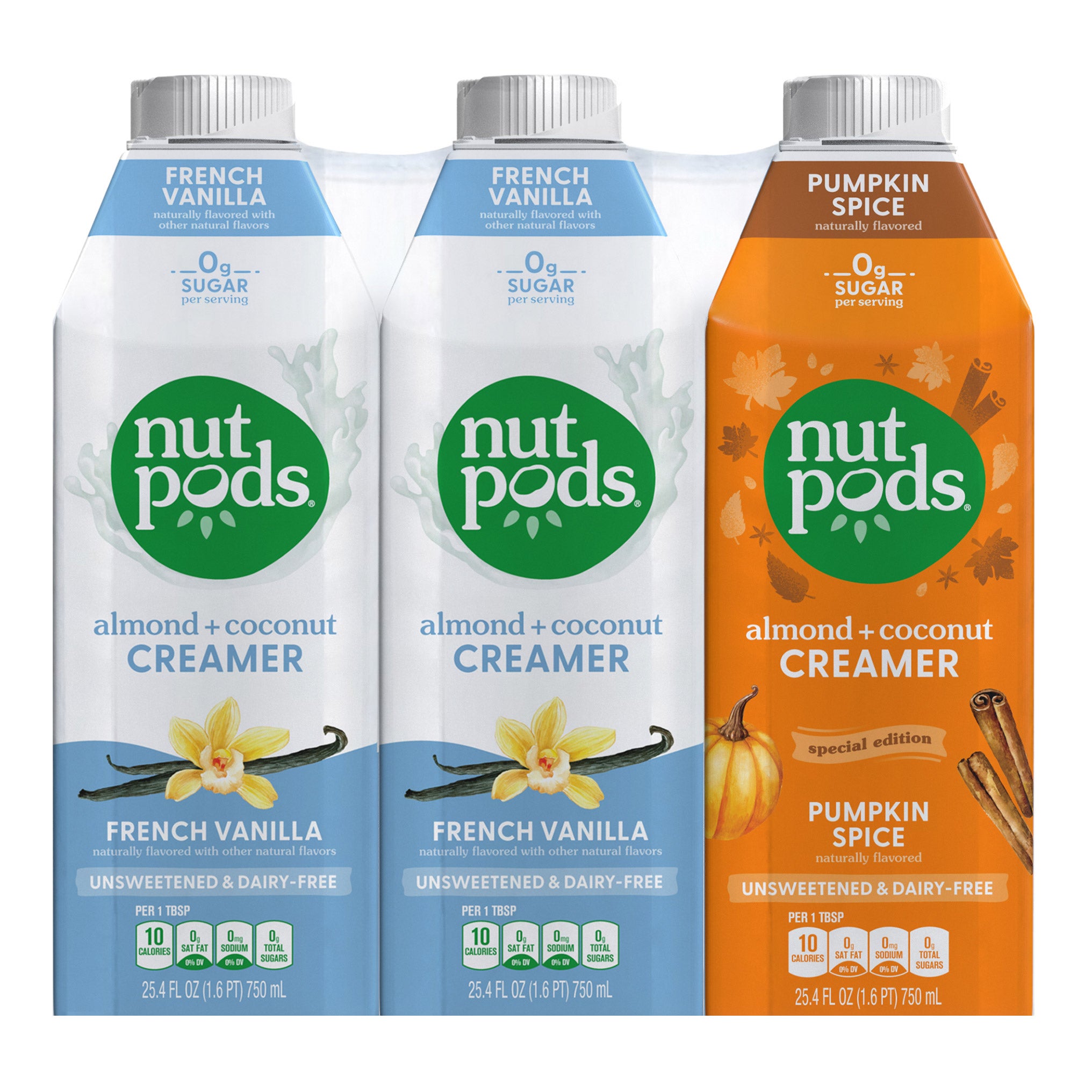 NUTPODS CREAMER VARIETY PACK 3/25.4OZ
