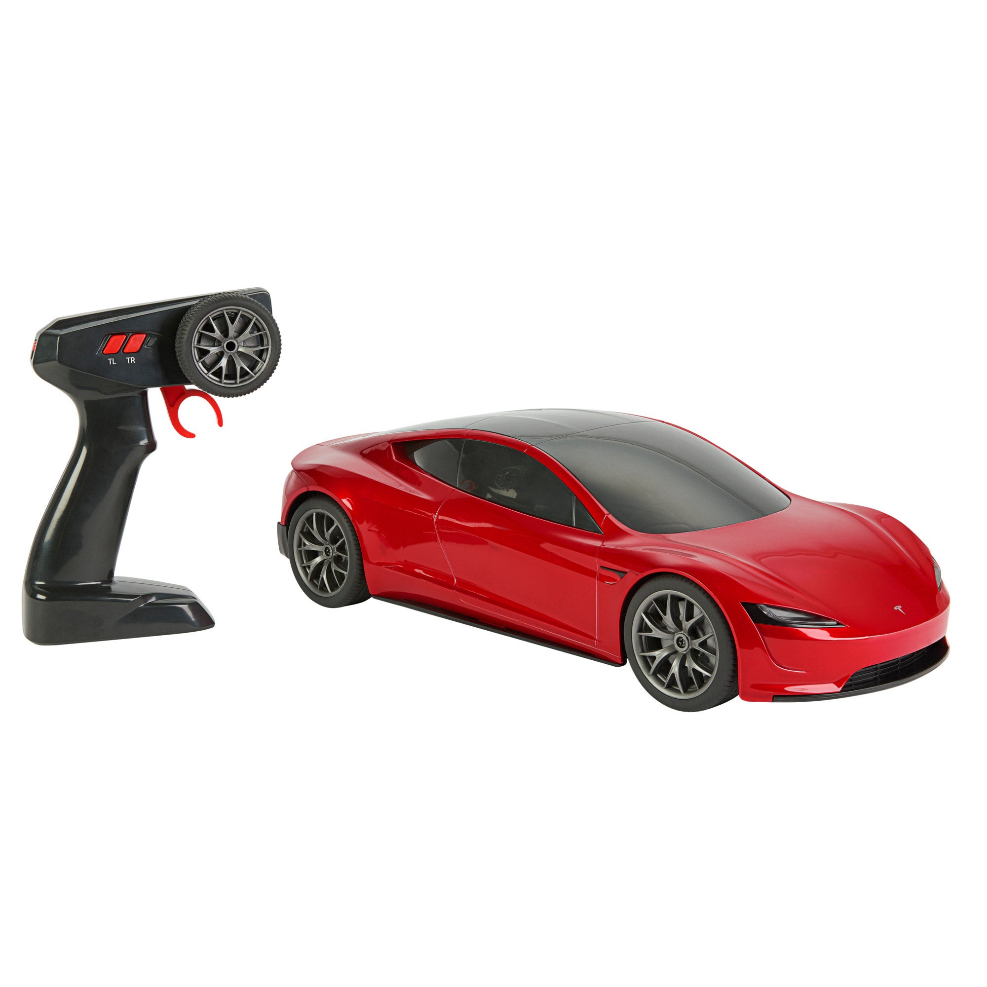 HOT WHEELS TESLA ROADSTER R/C WITH REMOTE
