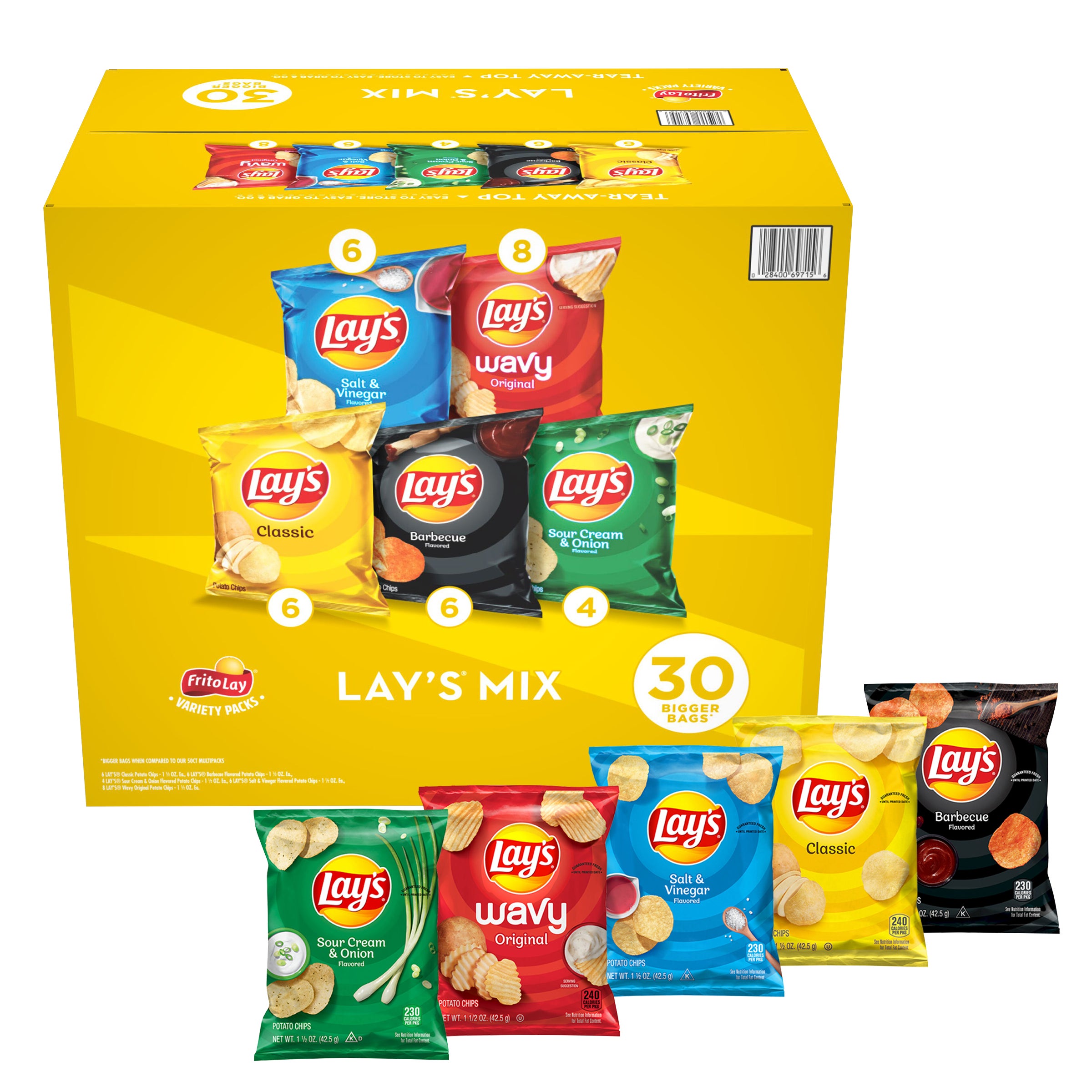 FRITO LAYS MIX VARIETY 30 CT - Image 1