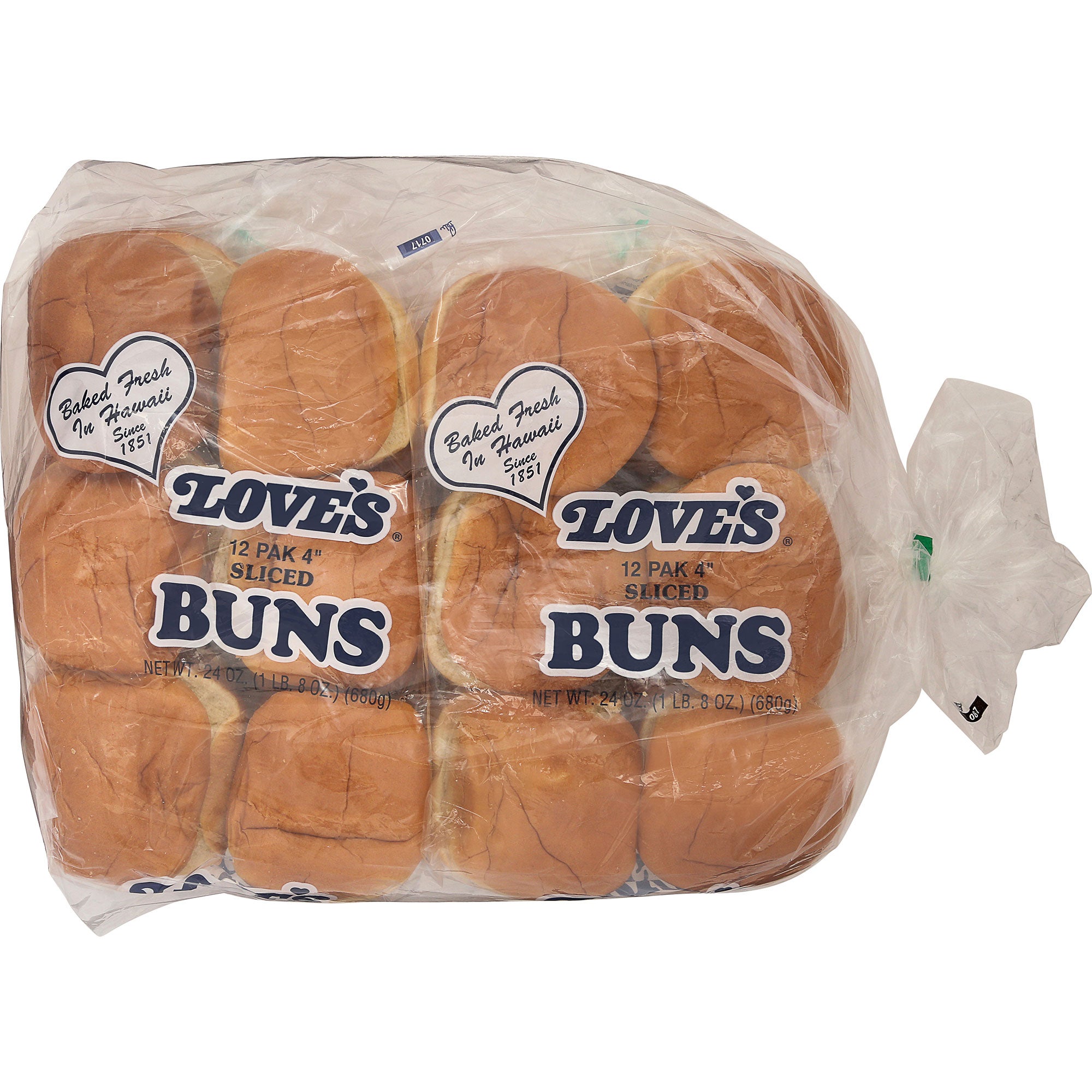 FRANZ PLAIN HAMBURGER BUNS 4¨ 2/12 CT 42 OZ