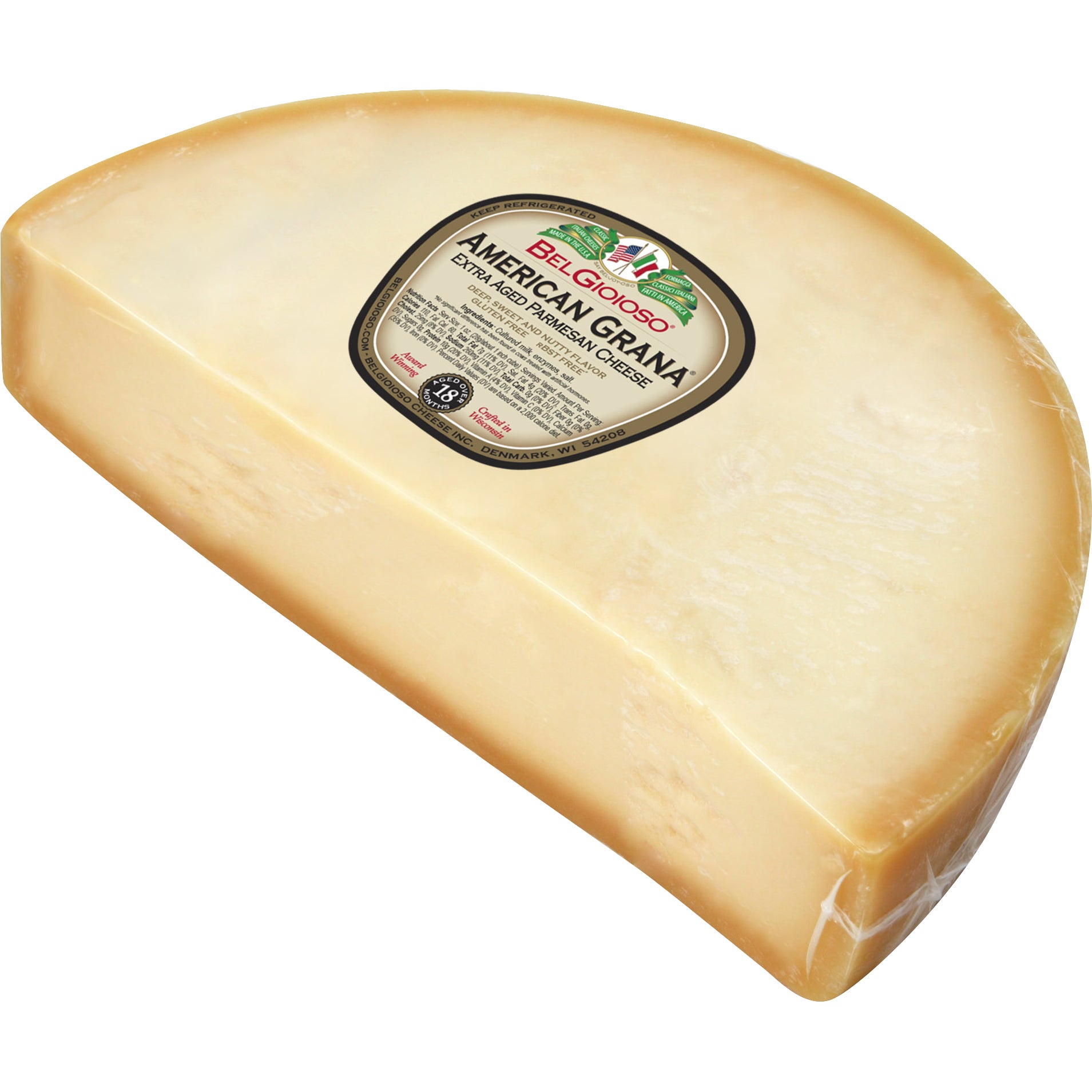 BELGIOIOSO AMERICAN GRANA PER LB (AVG 16 LB)