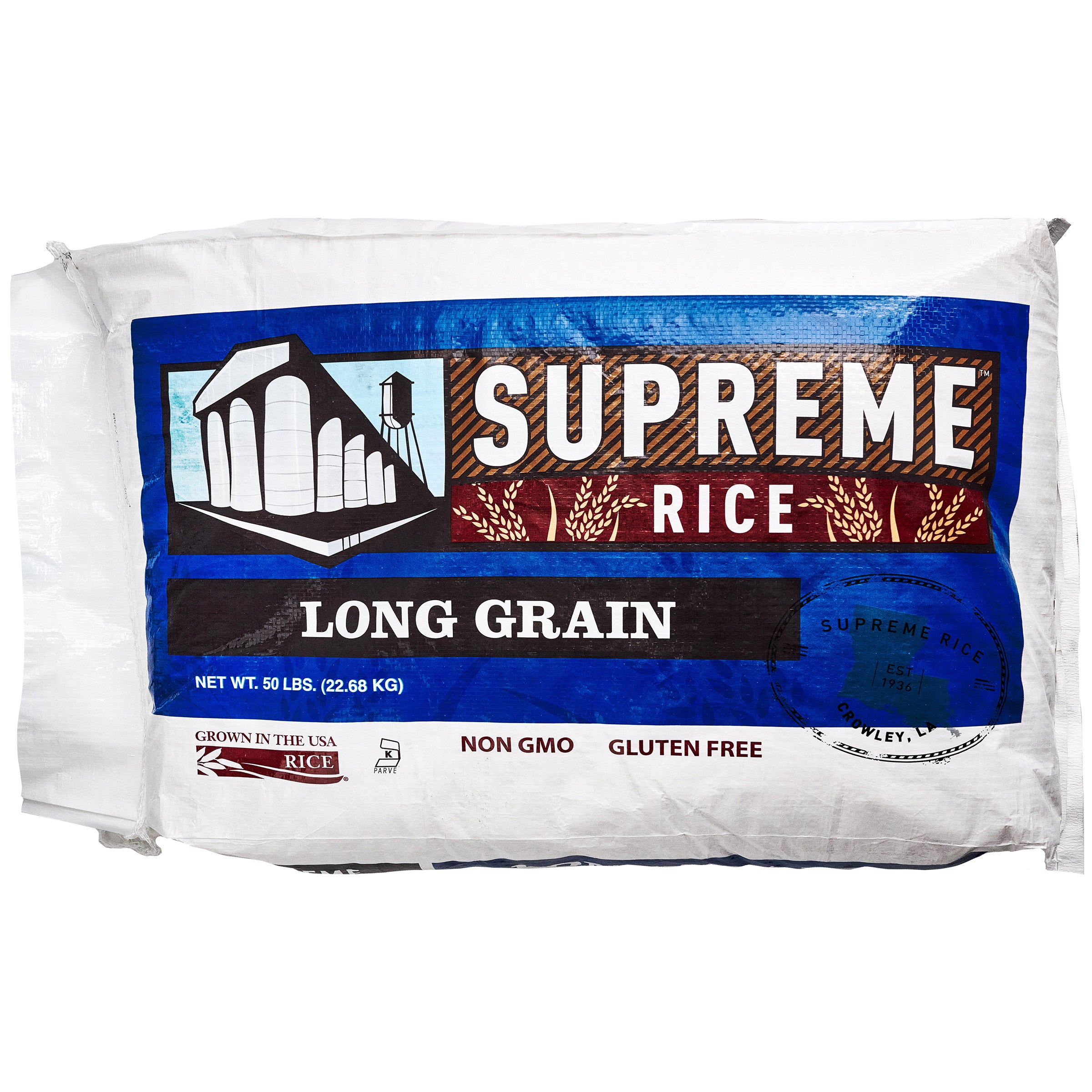 SUPREME RICE LONG GRAIN RICE 50 LB - Image 1