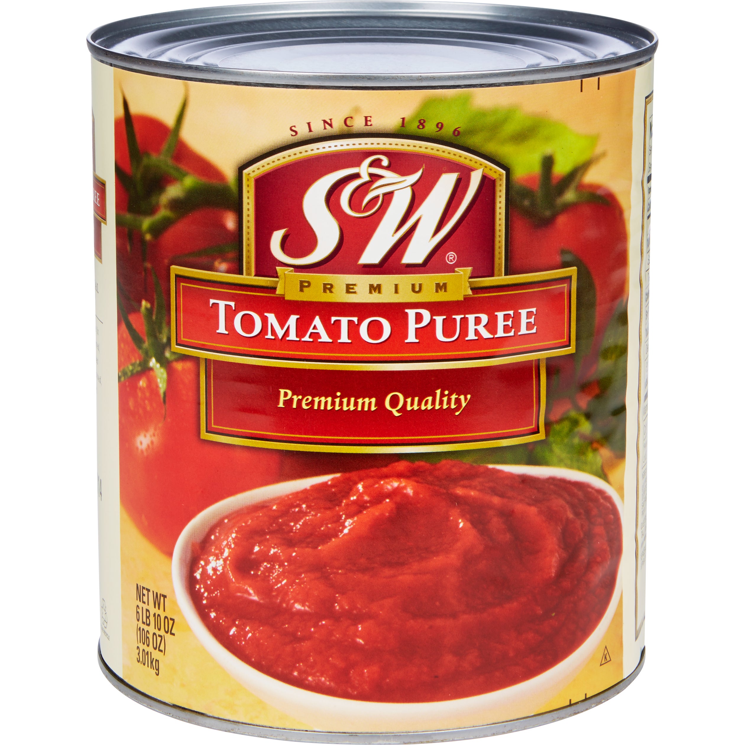 S & W TOMATO PUREE #10 CAN