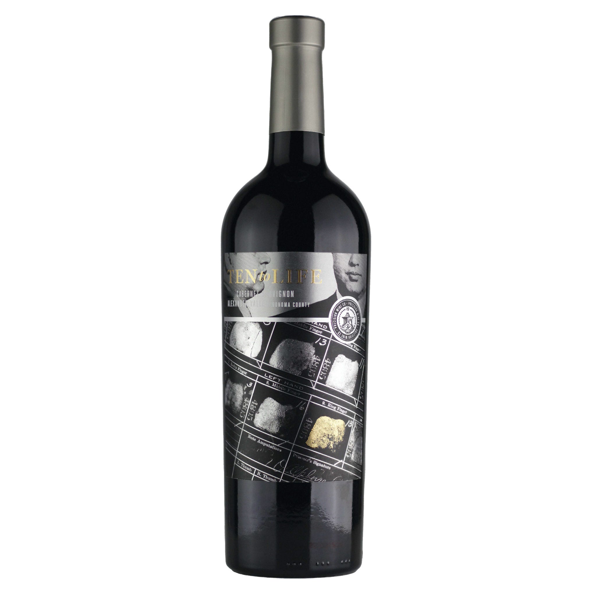 TEN TO LIFE CABERNET SAUVIGNON ALEXANDER VALLEY 750ML - Image 1