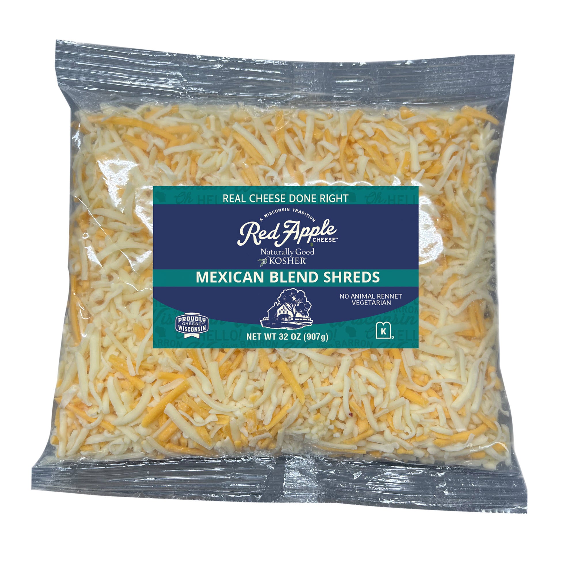 NATURALLY GOOD KOSHER MEXICAN BLEND SHRED 2 LBS