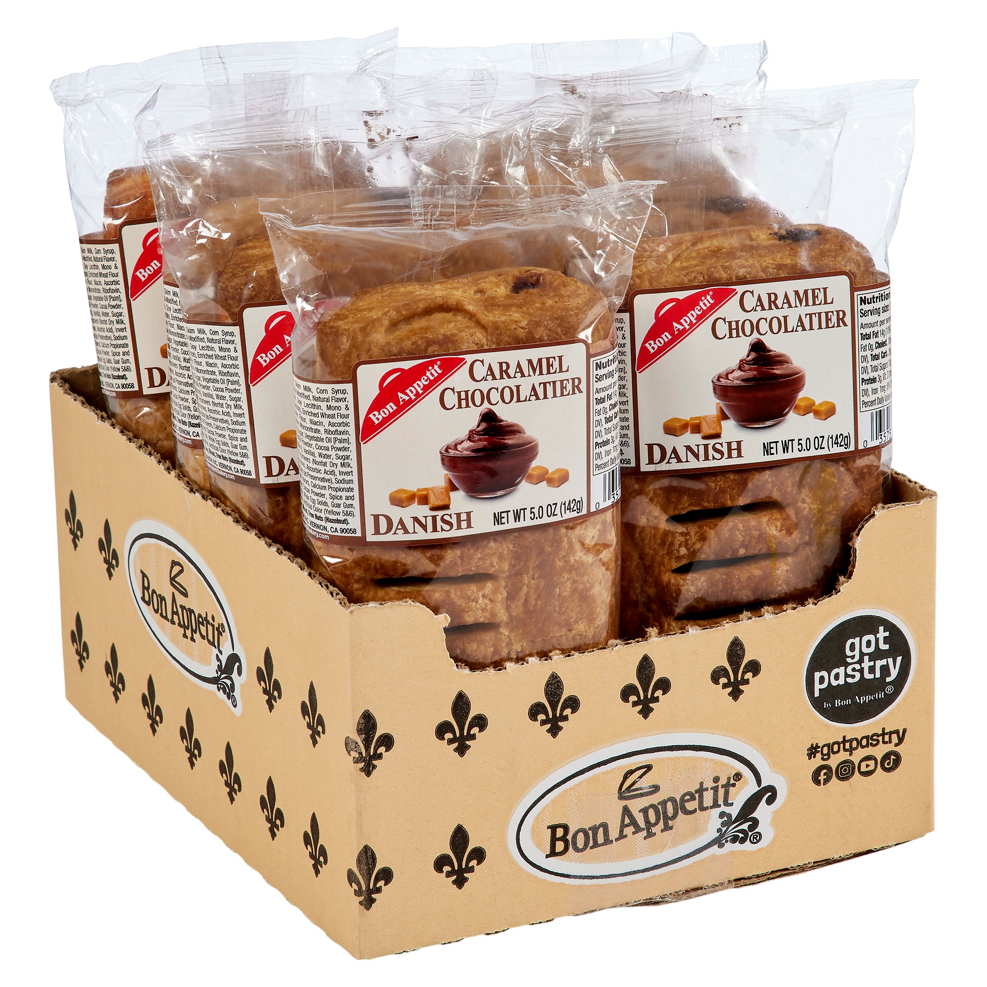 BON APPETIT CARAMEL CHOCOLATIER 8 CT