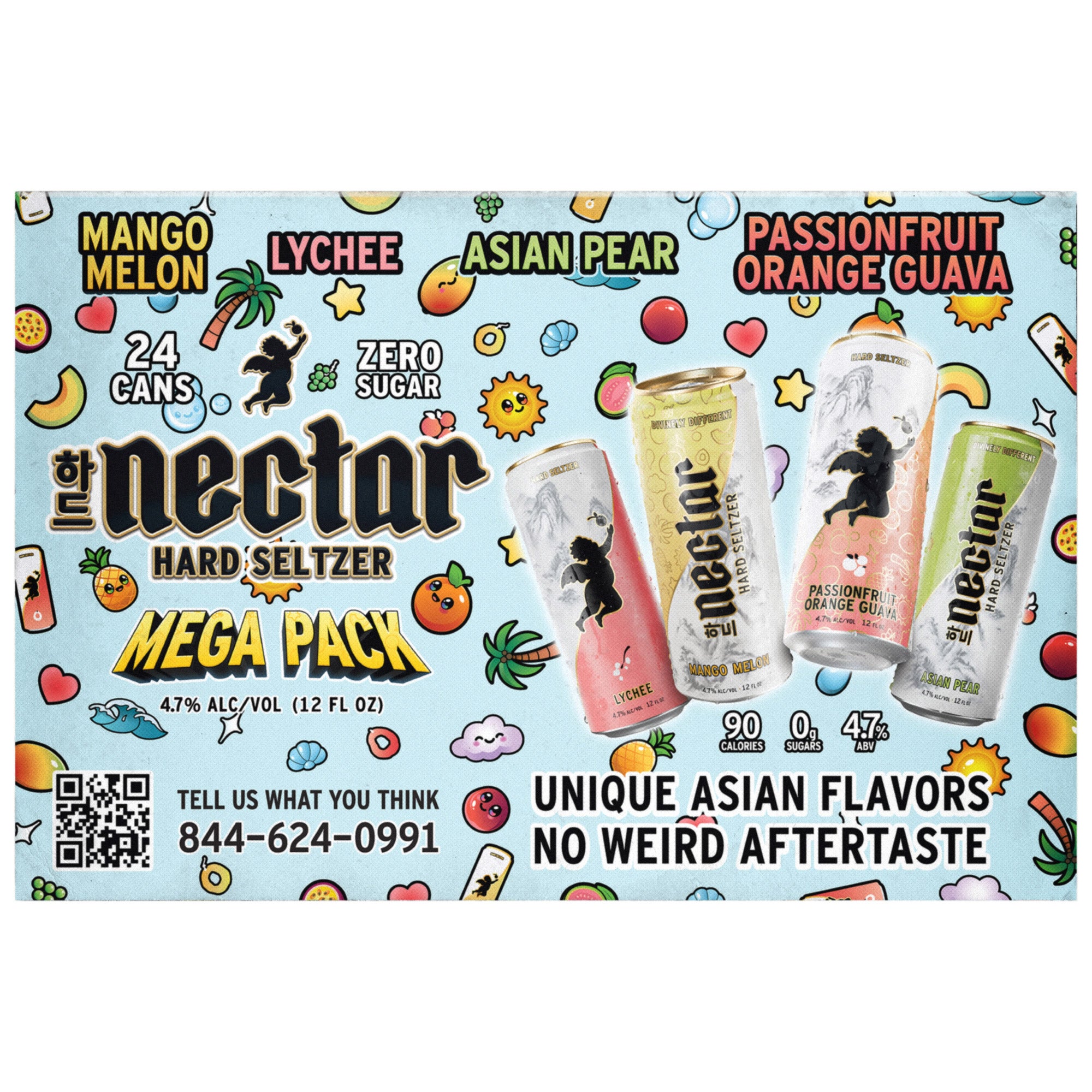 NECTAR HARD SELTZER VARIETY 24/12OZ - Image 1