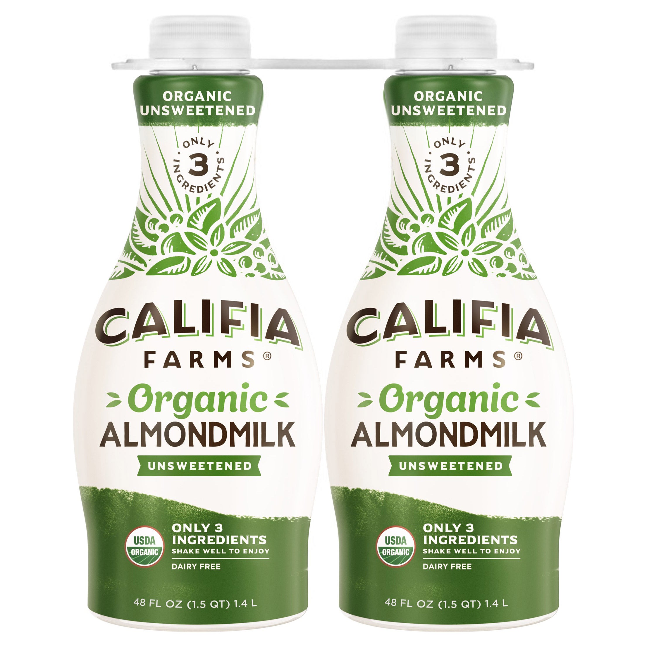 CALIFIA ORGANIC ALMOND MILK UNSWTNED 2/48 OZ