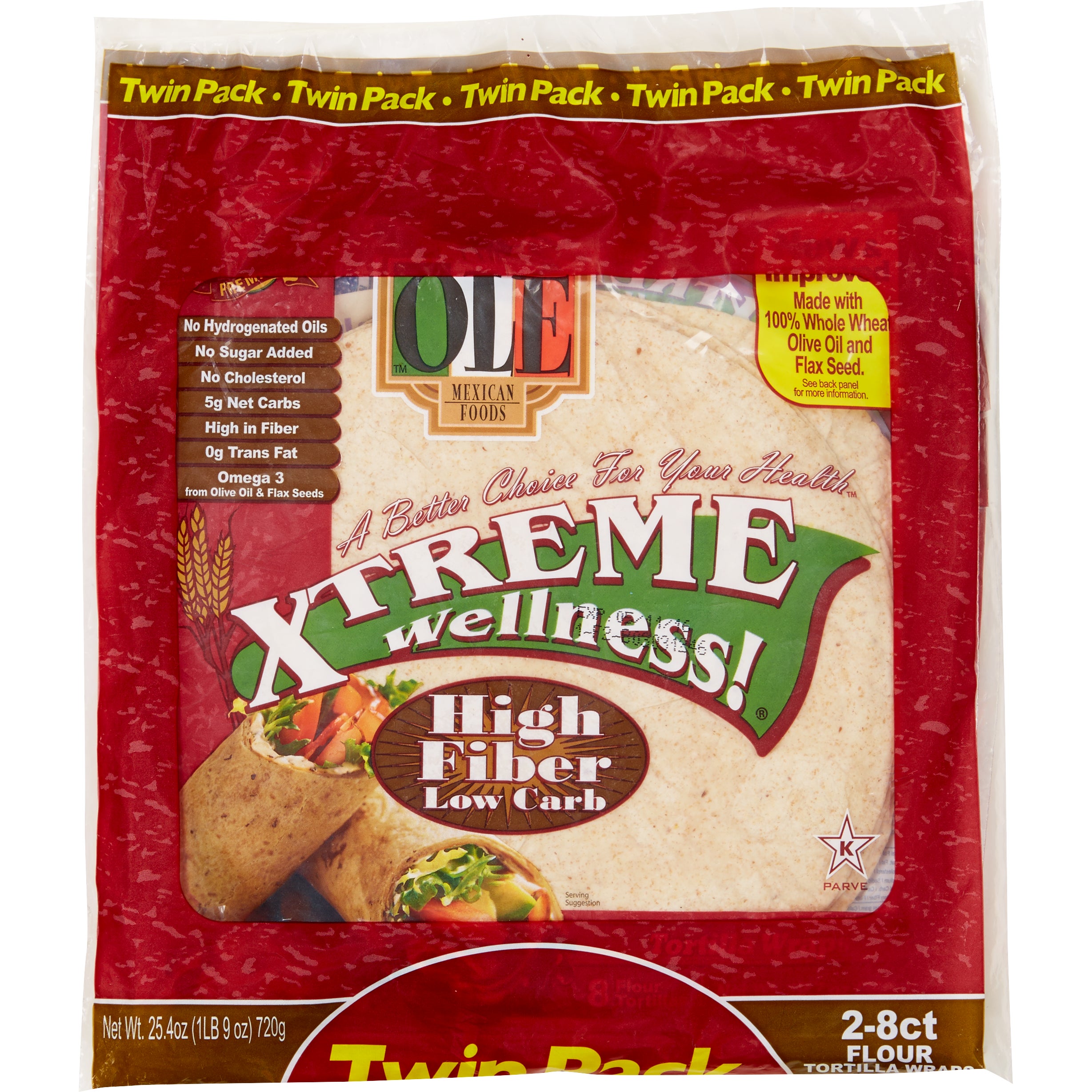 OLE MEXICAN FOODS 8¨ TORTILLA WRAPS 16 CT - Image 1