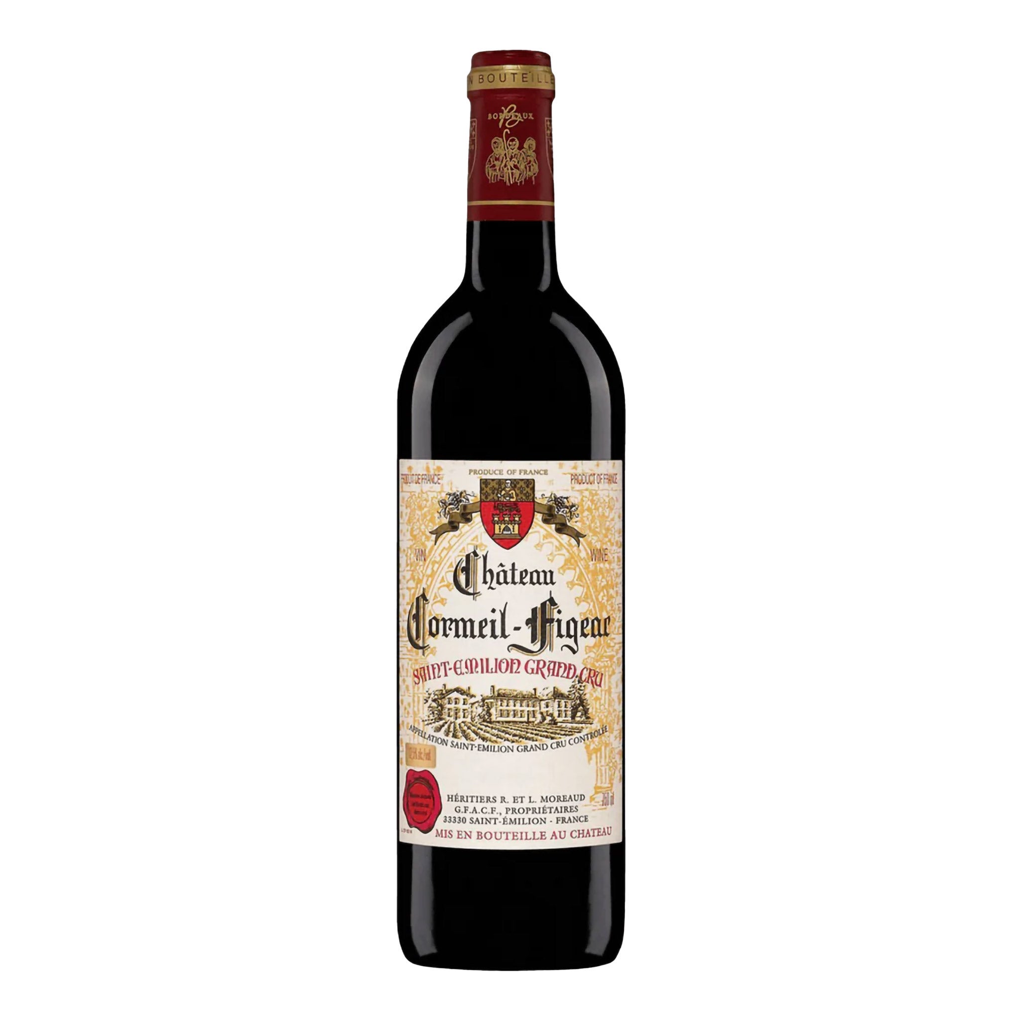 CHAT CORMEIL FIGEAC BORDEAUX RED BLEND SAINT EMILION 750ML - Image 1