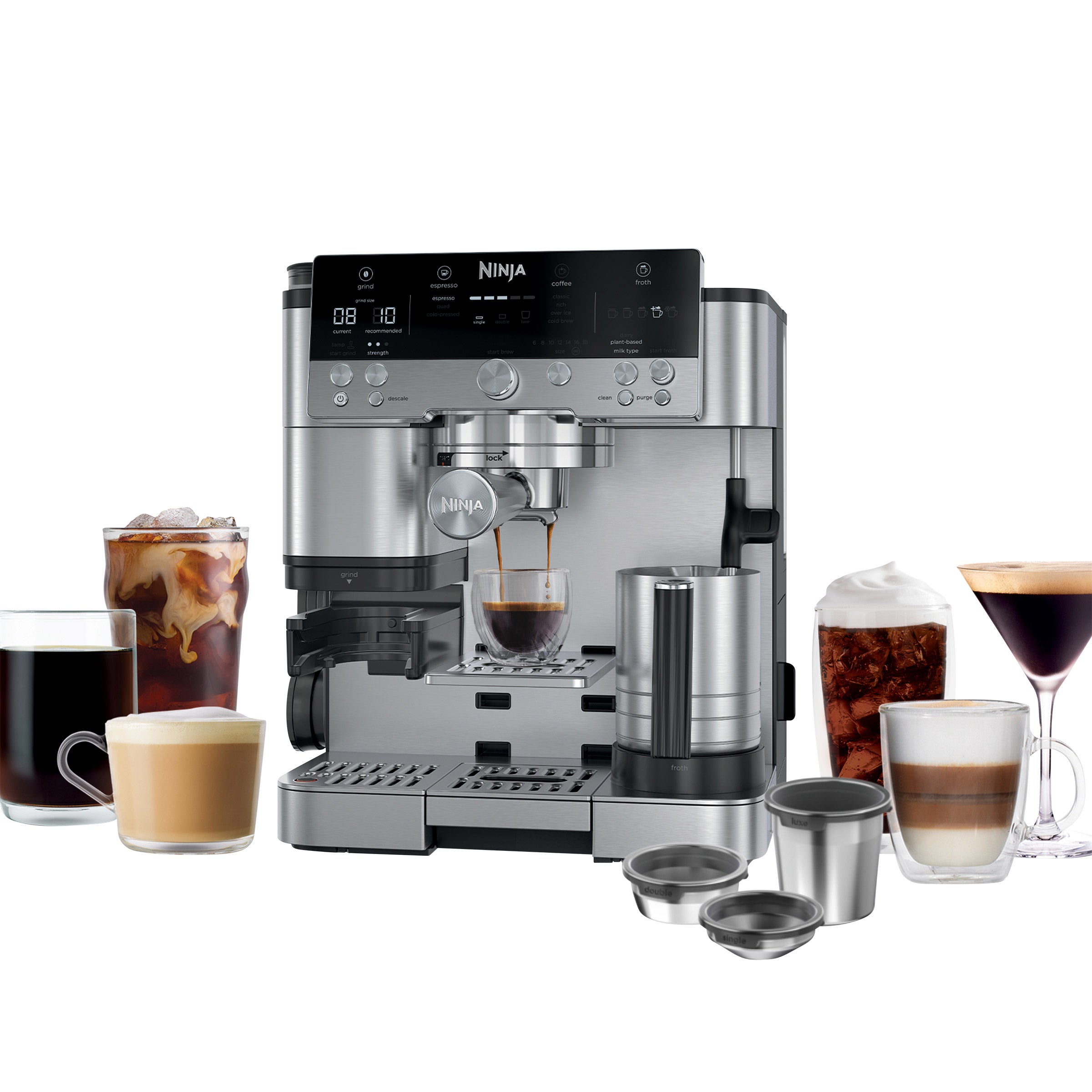 NINJA LUXE 3-IN-1 ESPRESSO MACHINE MODEL ES655CO ^ - Image 1