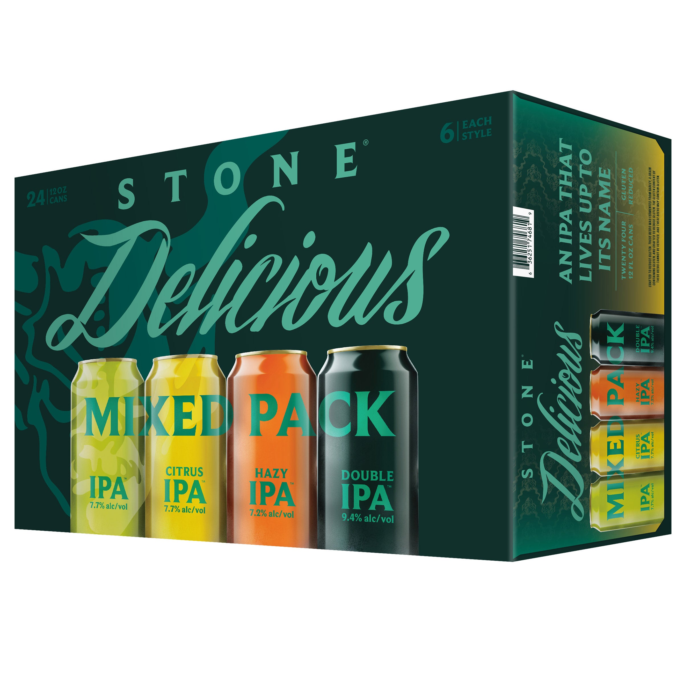 STONE BREWING CO DELICIOUS IPA PACK 24/12 OZ CANS