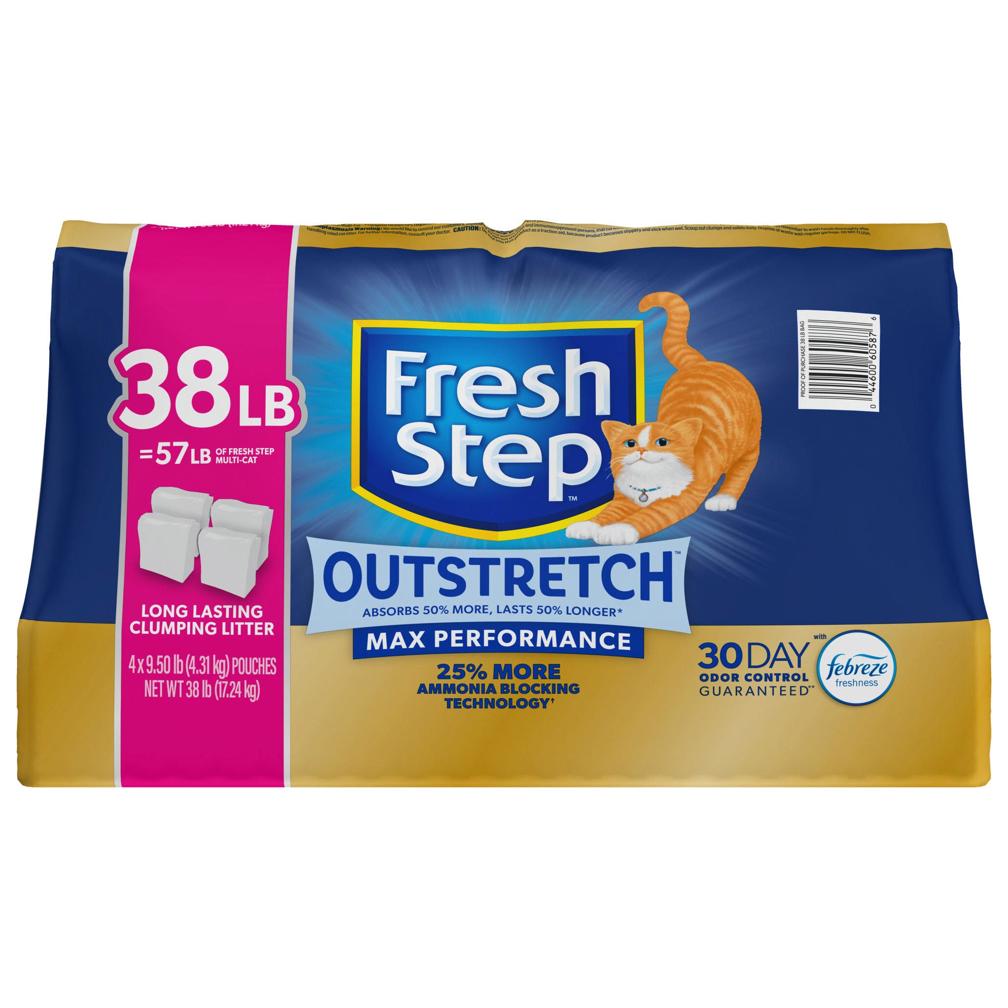 FRESH STEP OUTSTRETCH MAX PERFORMANCE 38 LB