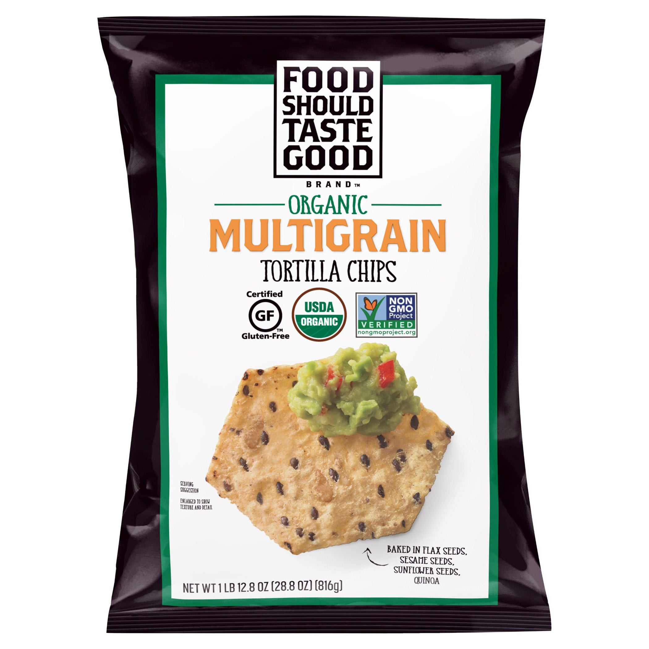 FOOD SHOULD TASTE GOOD ORGANIC TORTILLA CHIPS 28.8 OZ - Image 1