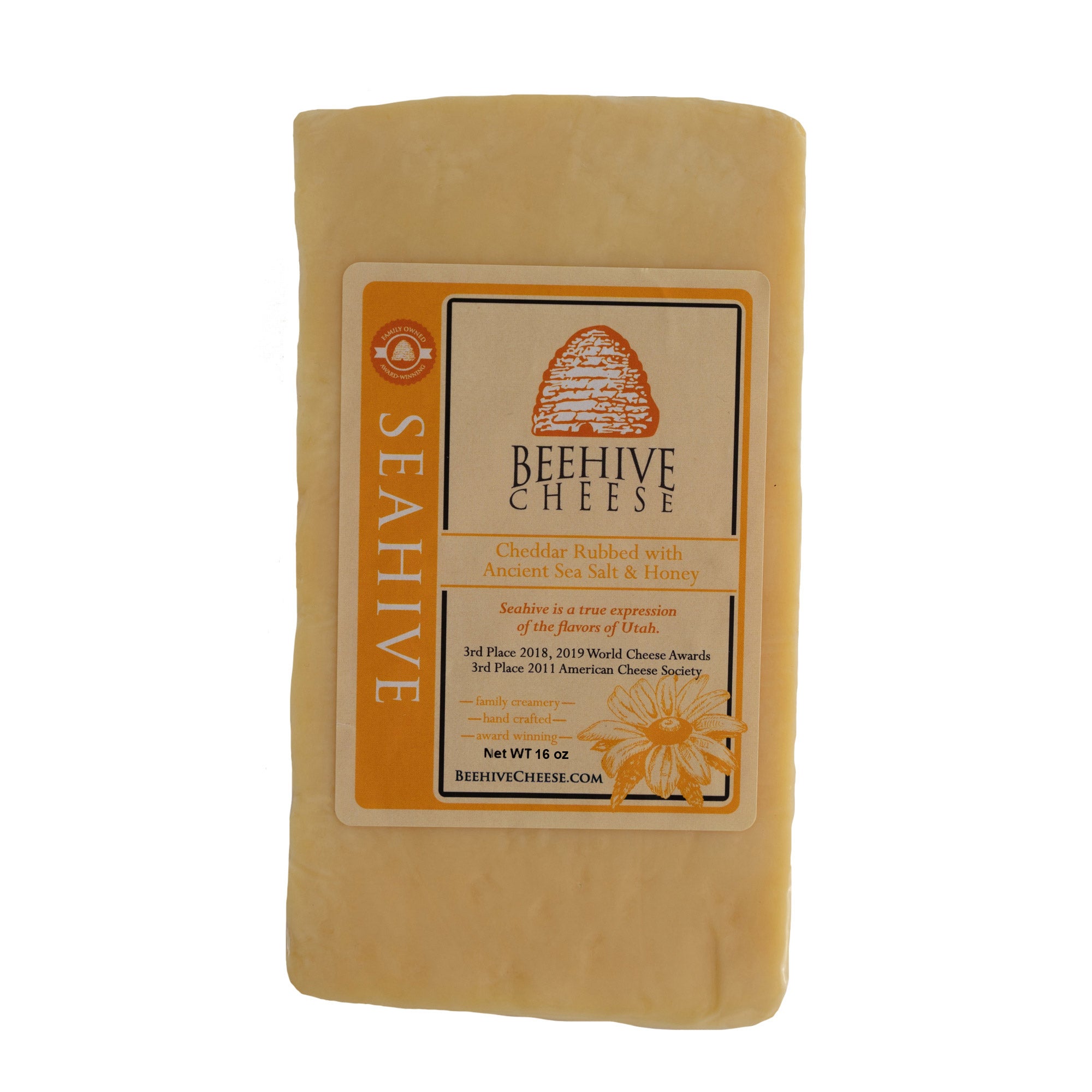 BEEHIVE CHEESE CO SEAHIVE CHEDDAR 16 OZ