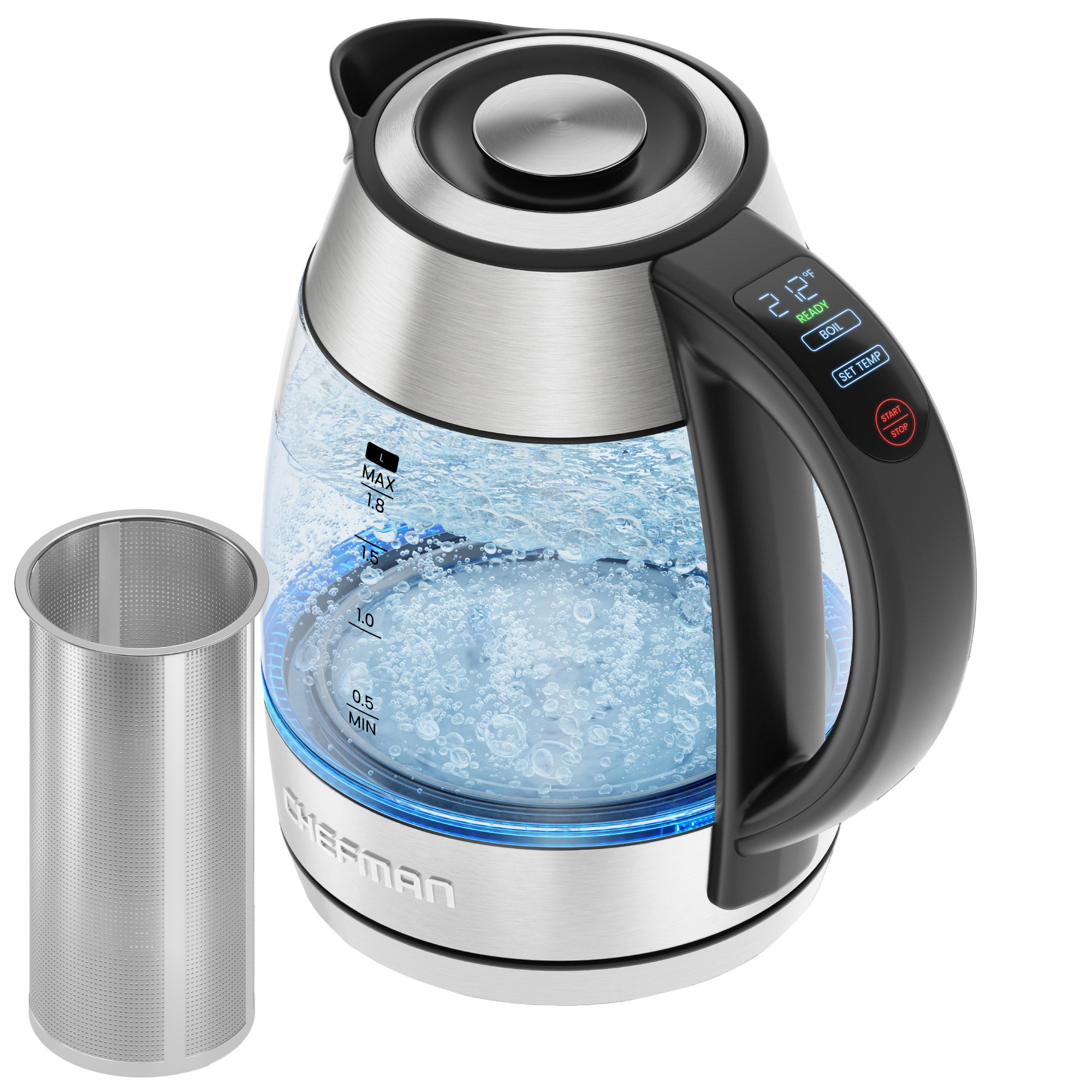 CHEFMAN KETTLE 1.8 LTR W/ TEA INFUSER