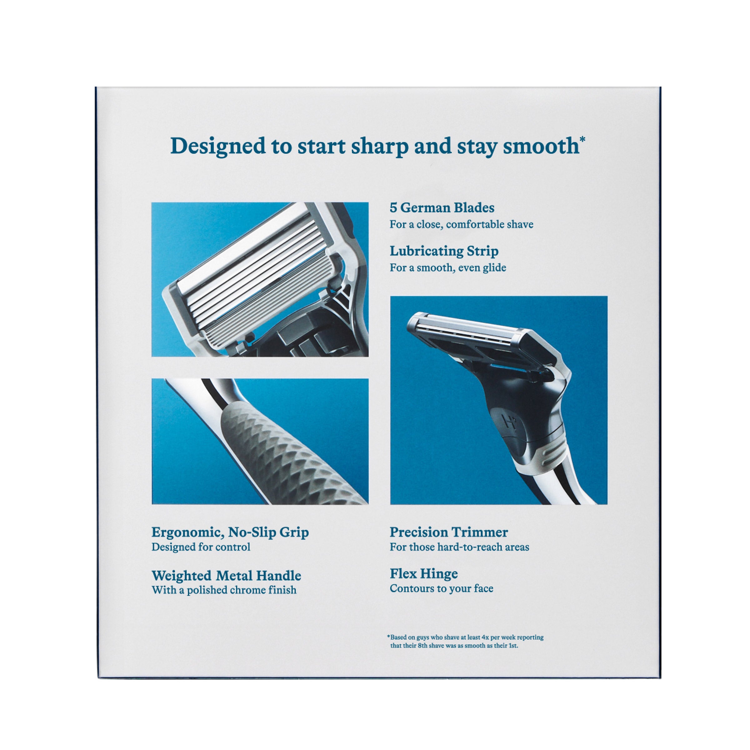 HARRY'S CHROME EDITION RAZOR SET 1 HANDLE, 13 CARTRIDGE