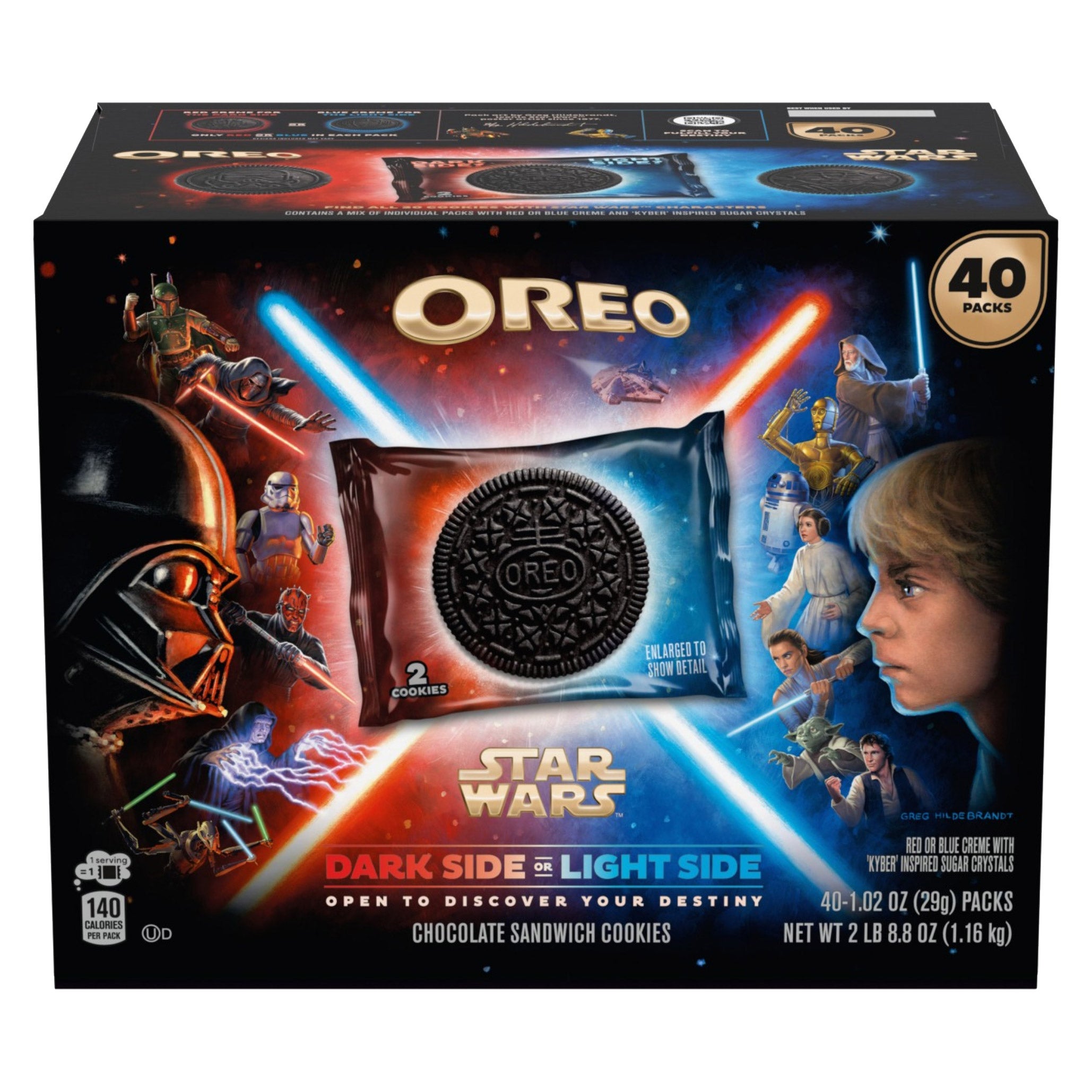 NABISCO OREO STAR WARS 40 PACK 1.02 OUNCES EA