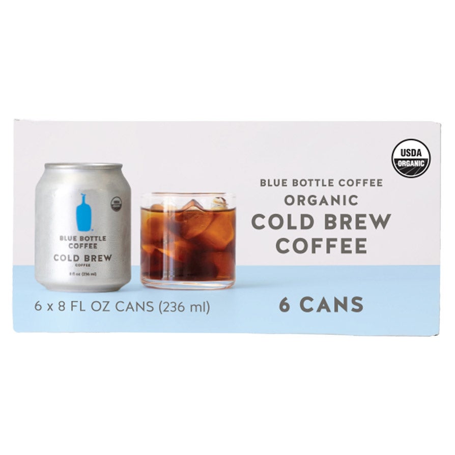 ORGANIC BLUE BOTTLE COLD BREW 6 PACK 8 OUNCES EACH - Image 1