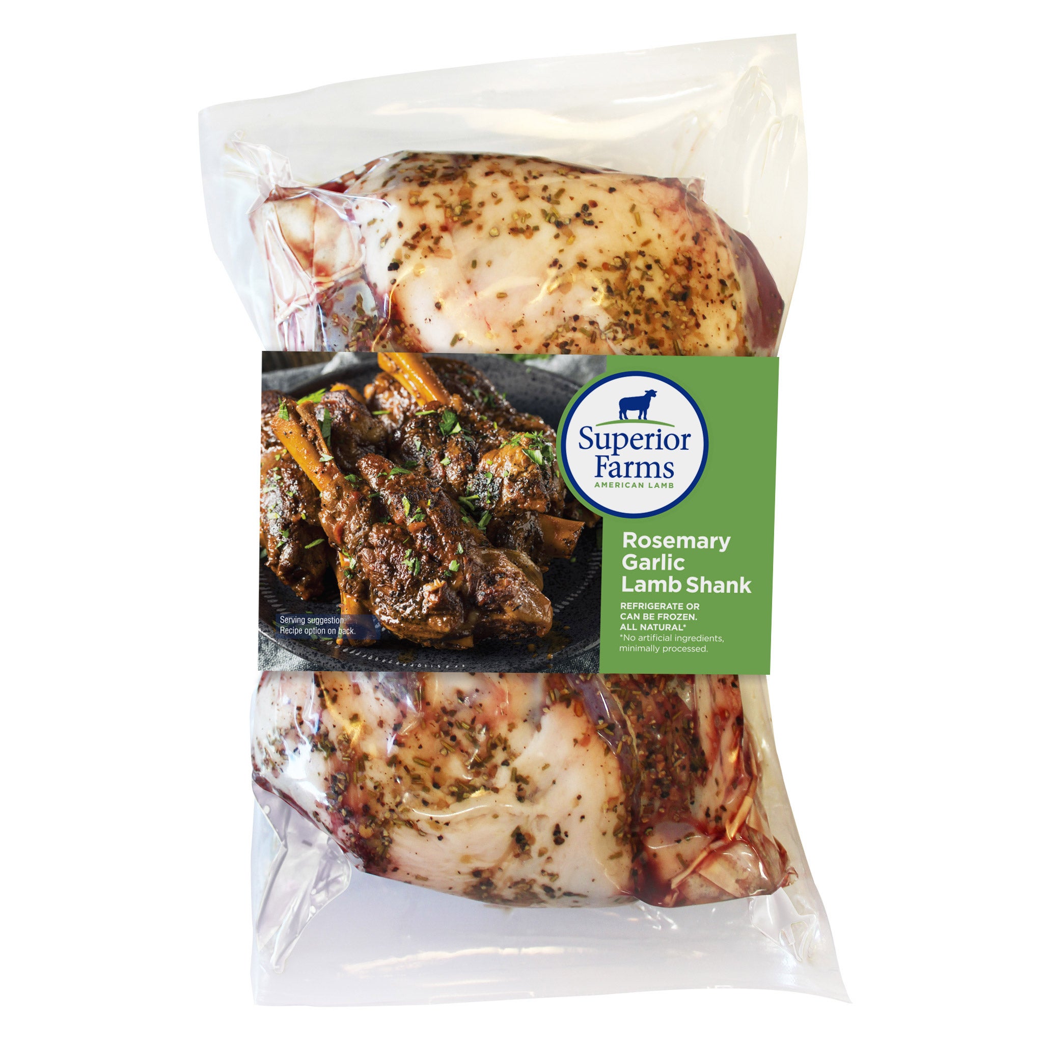 SUPERIOR FARMS SEASONED LAMB SHANK PRICE PER POUND - Image 1