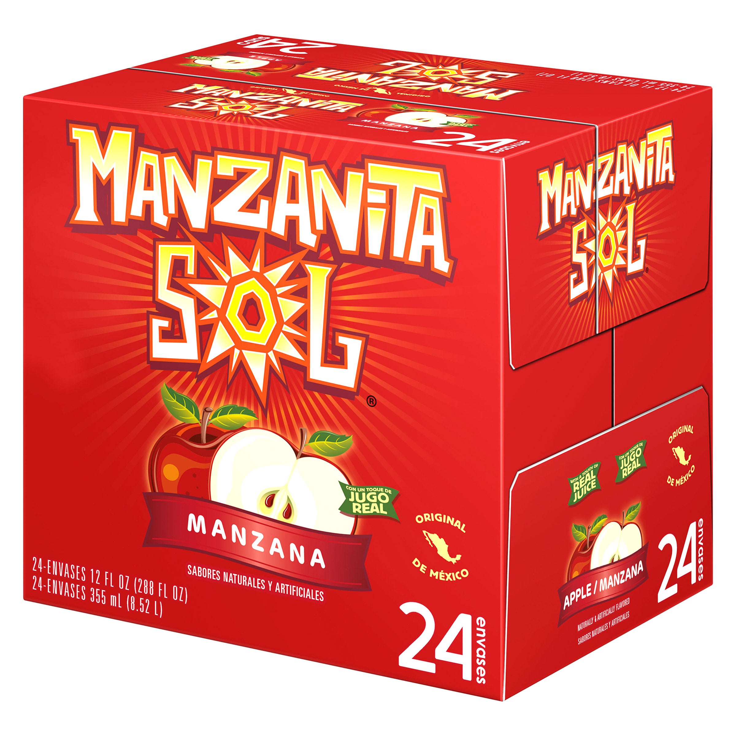 MANZANITA SOL APPLE 24/12 OZ - Image 1