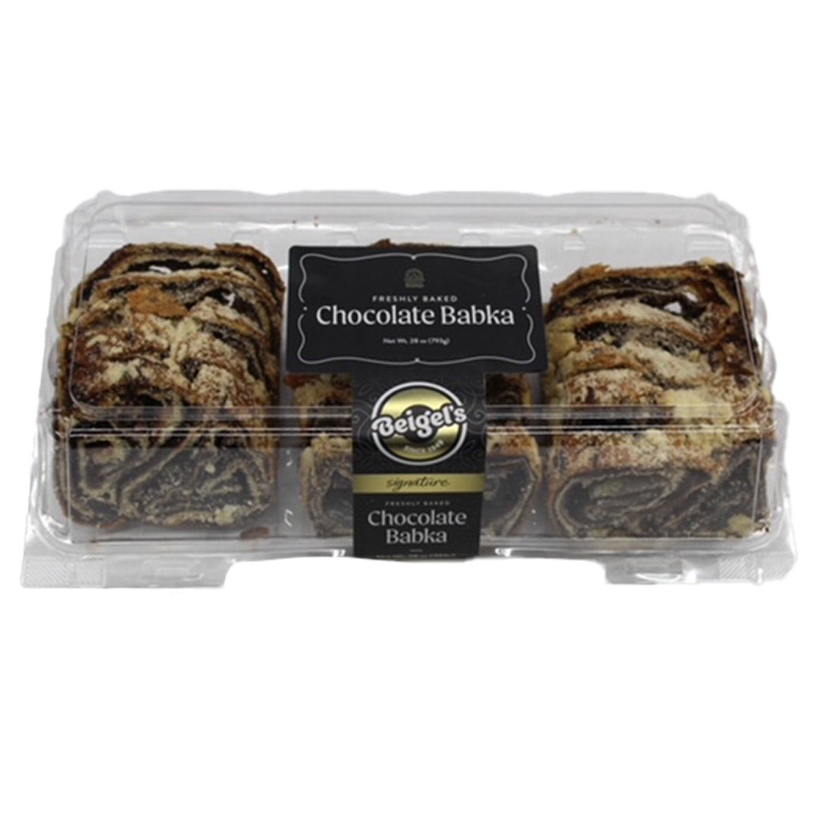 BEIGEL'S CHOCOLATE BABKA 28 OZ (1.75 LBS)