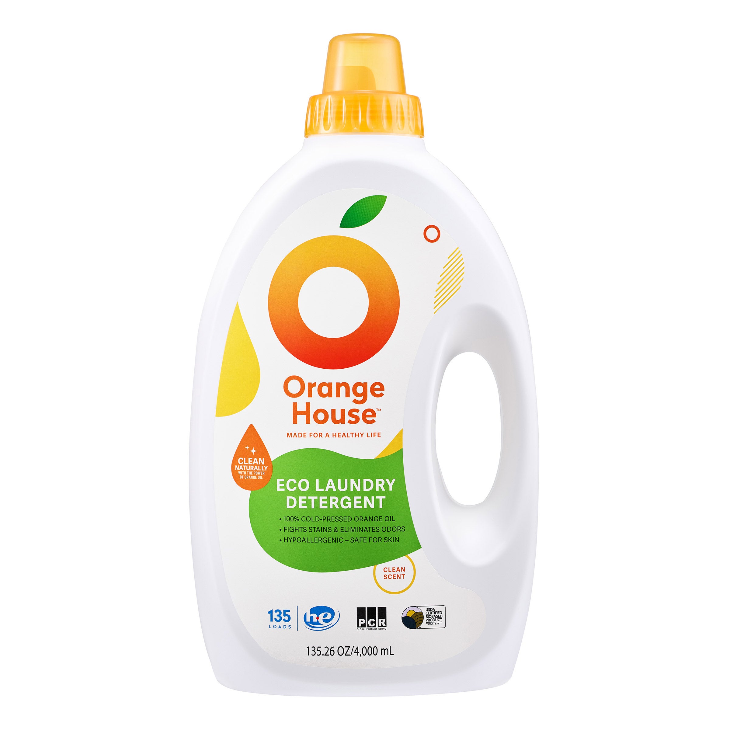 ORANGE HOUSE LIQUID LAUNDRY DETERGE 135.3 FL OZ - Image 1