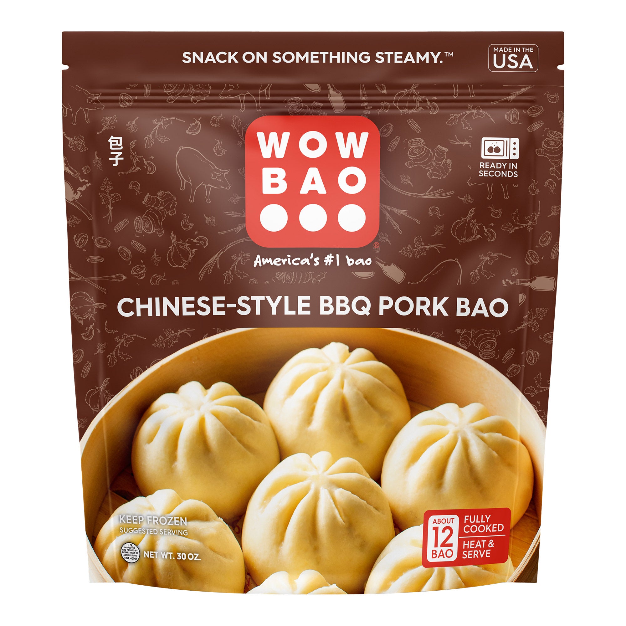 WOW BAO BBQ PORK 30 OUNCES