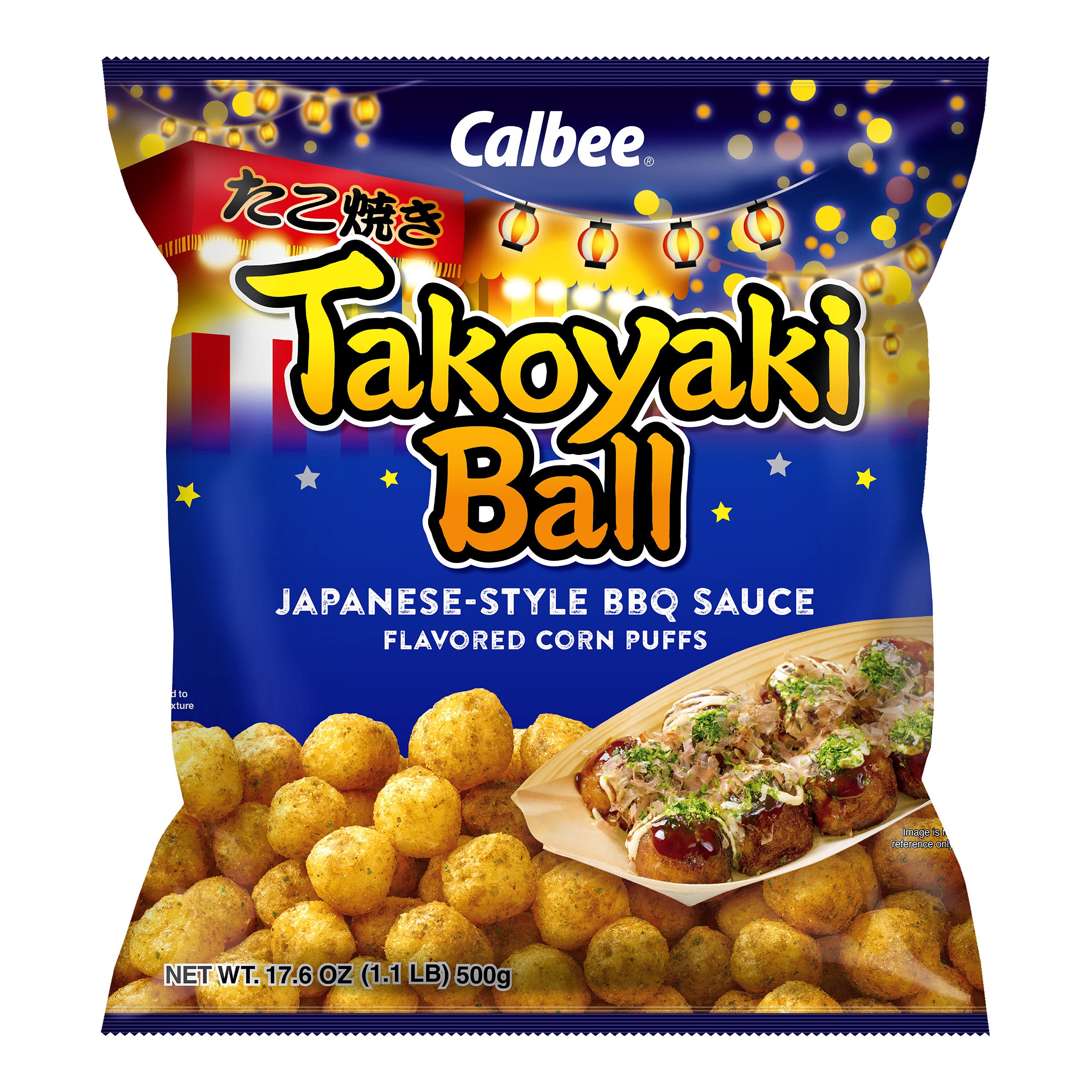 CALBEE TAKOYAKI BALL 17.6 OUNCE BAG - Image 1