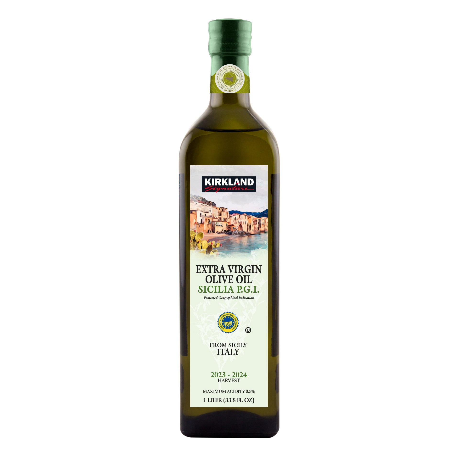 KIRKLAND SIGNATURE SICILIA EVOO 1 LTR - Image 1