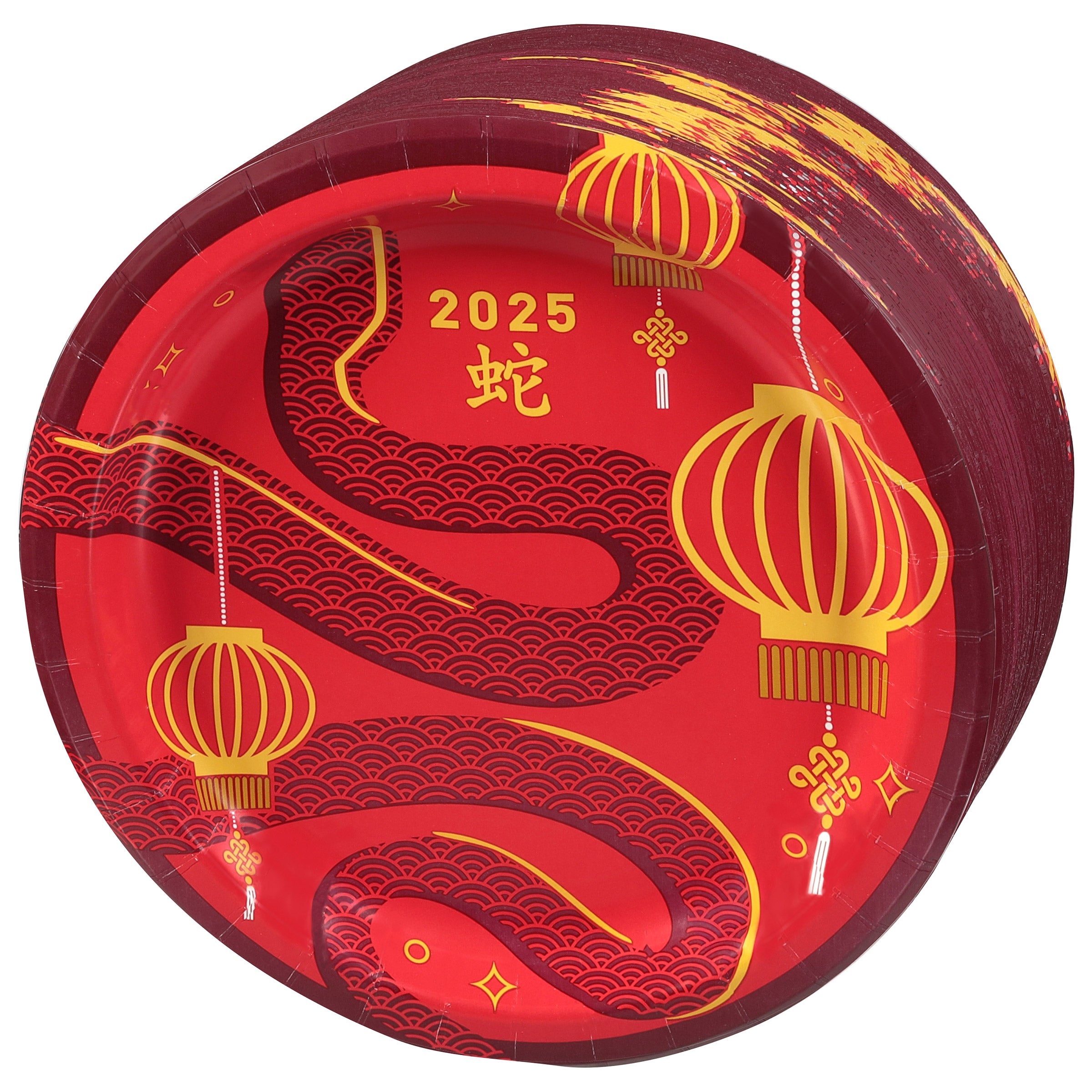 CHINET PIZAZZ LUNAR NEW YEAR 10¨ PLATE 100 COUNT - Image 1