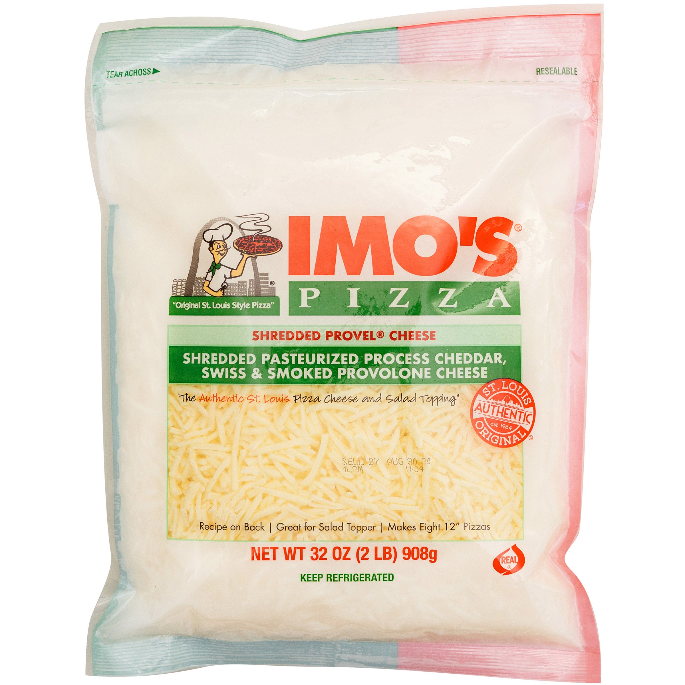 IMO'S PIZZA SHREDDED PROVEL 32 OUNCE PACKAGE