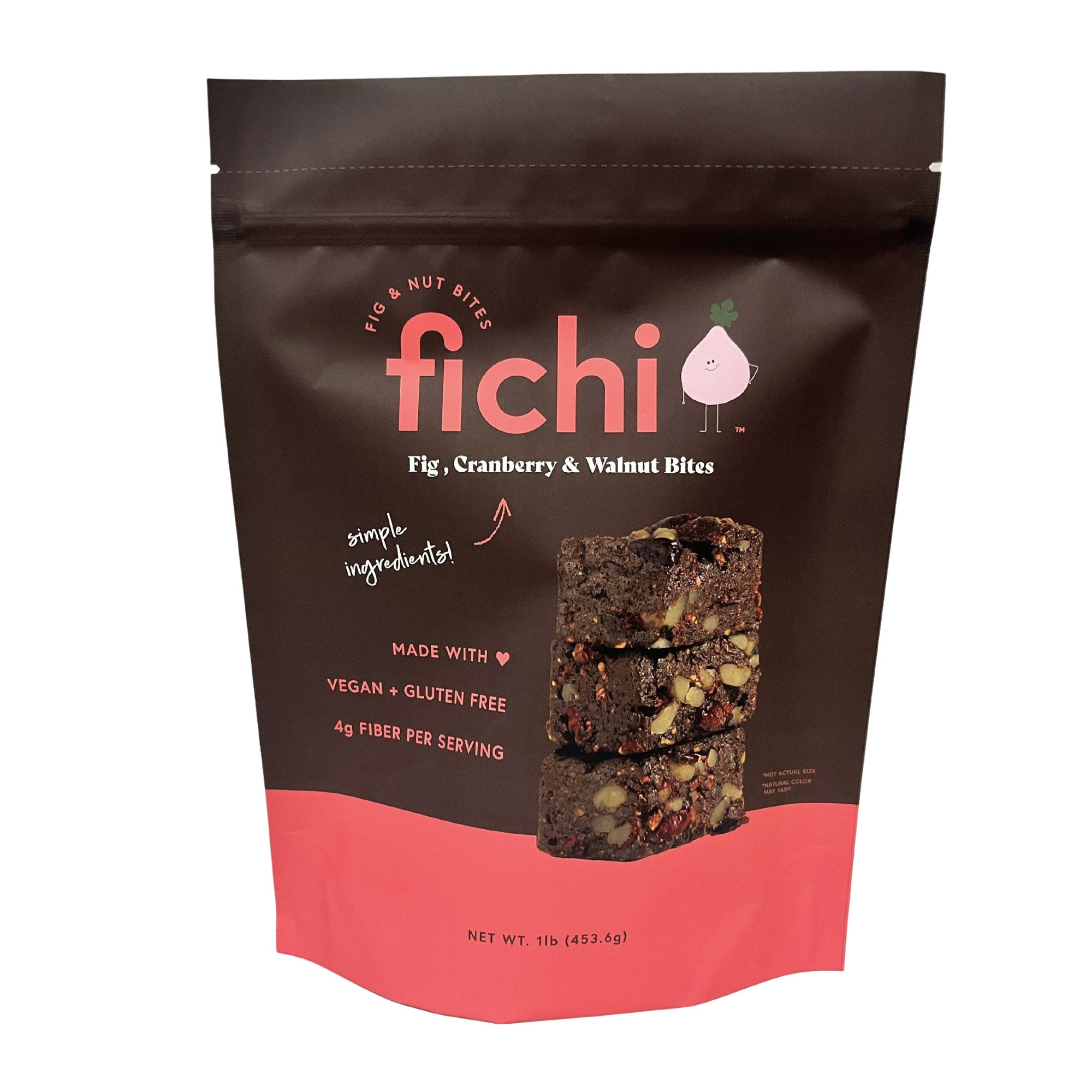 FICHI FIG WALNUT & CRANBERRY BITES 16OZ